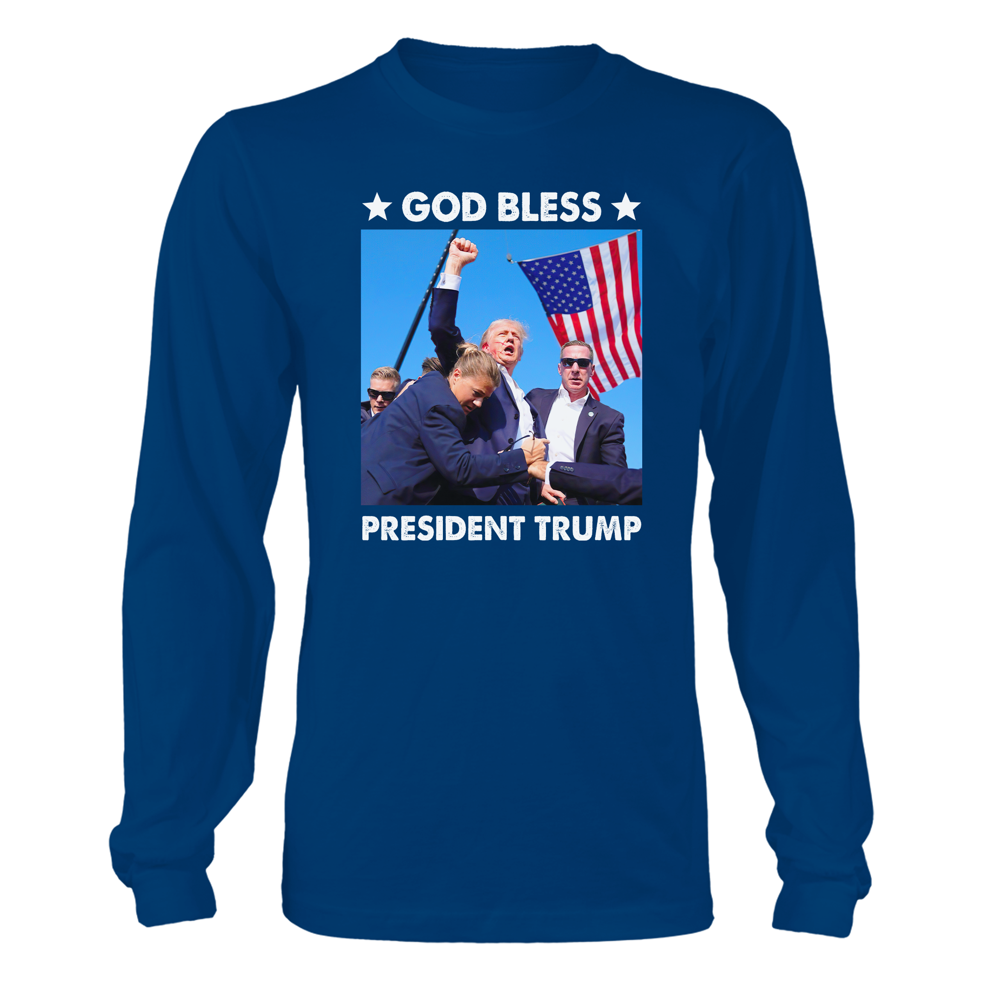 God Bless President Trump 2024 T-Shirt - GB97