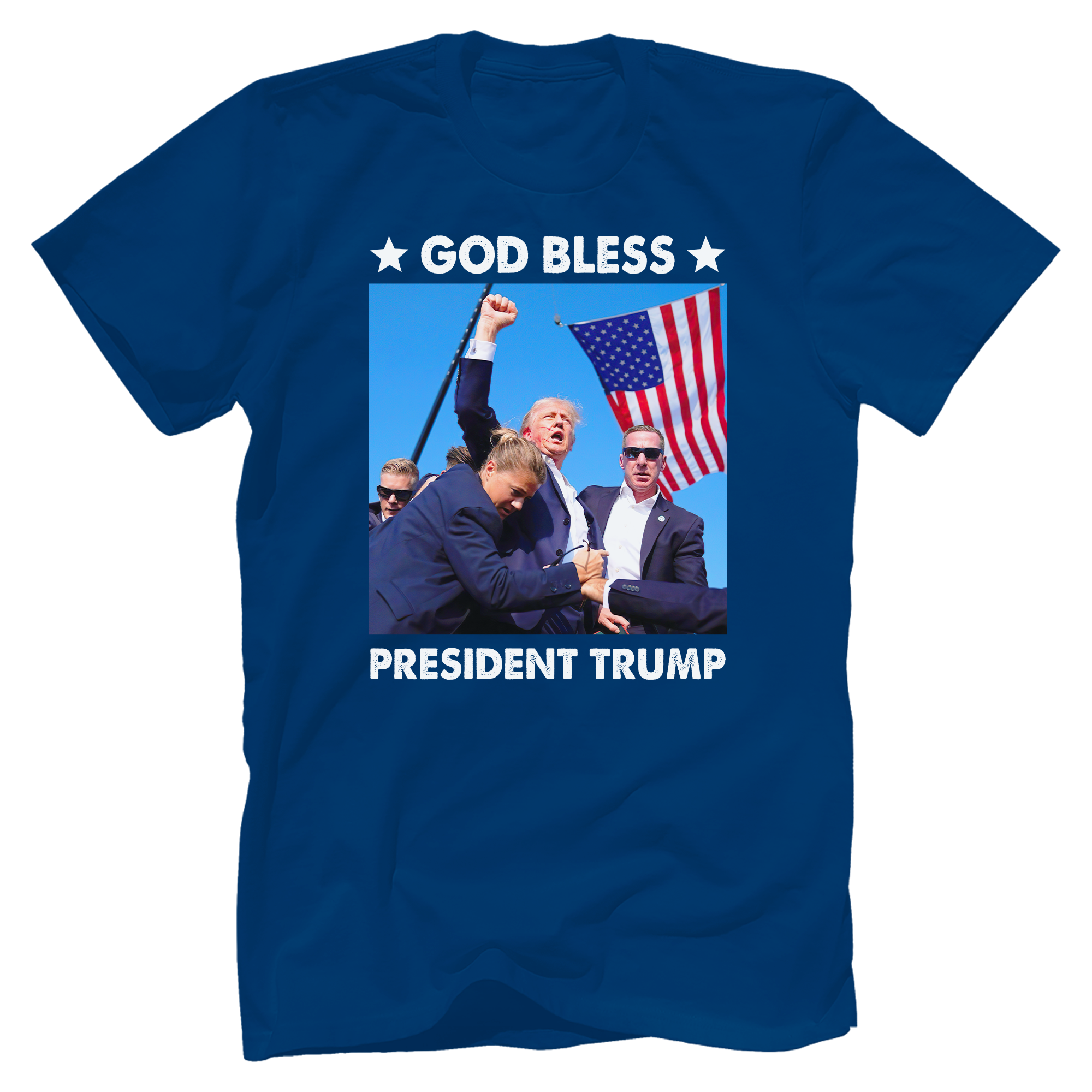 God Bless President Trump 2024 T-Shirt - GB97