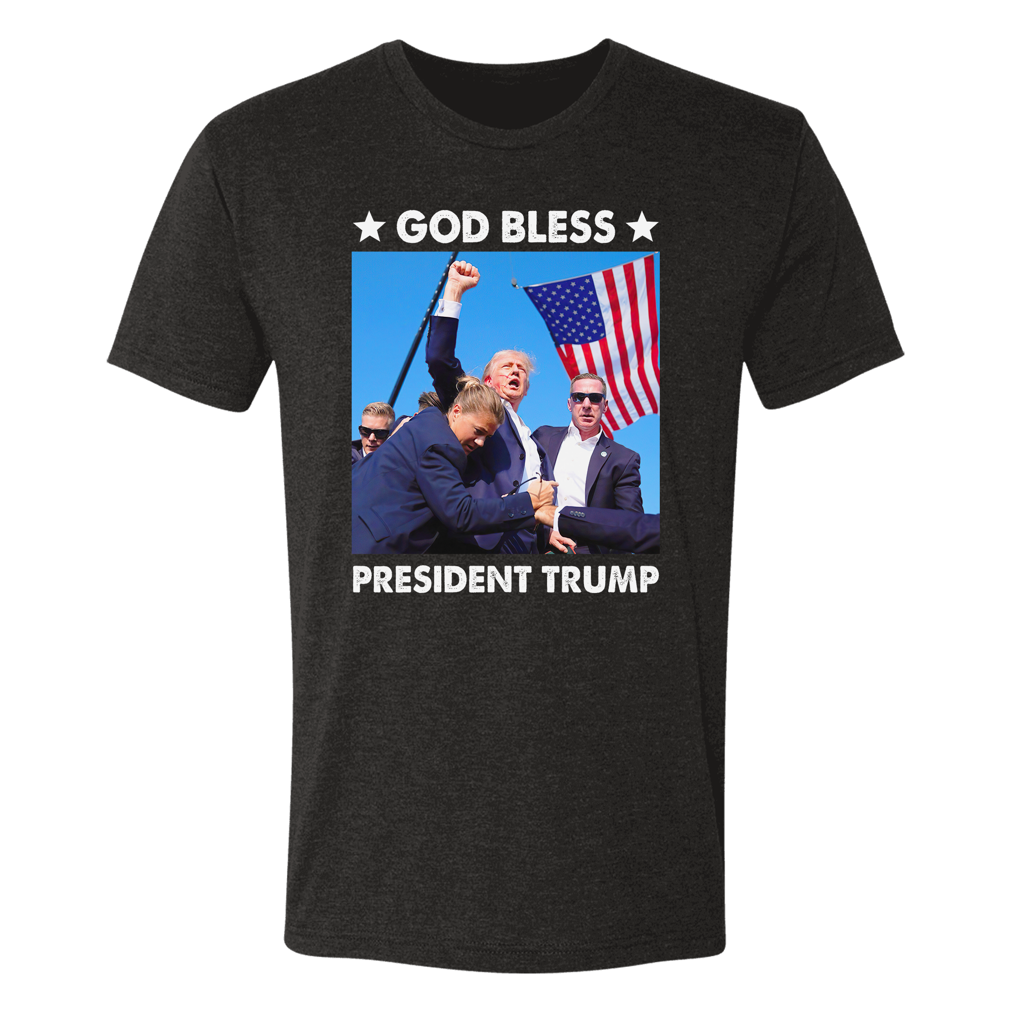 God Bless President Trump 2024 T-Shirt - GB97