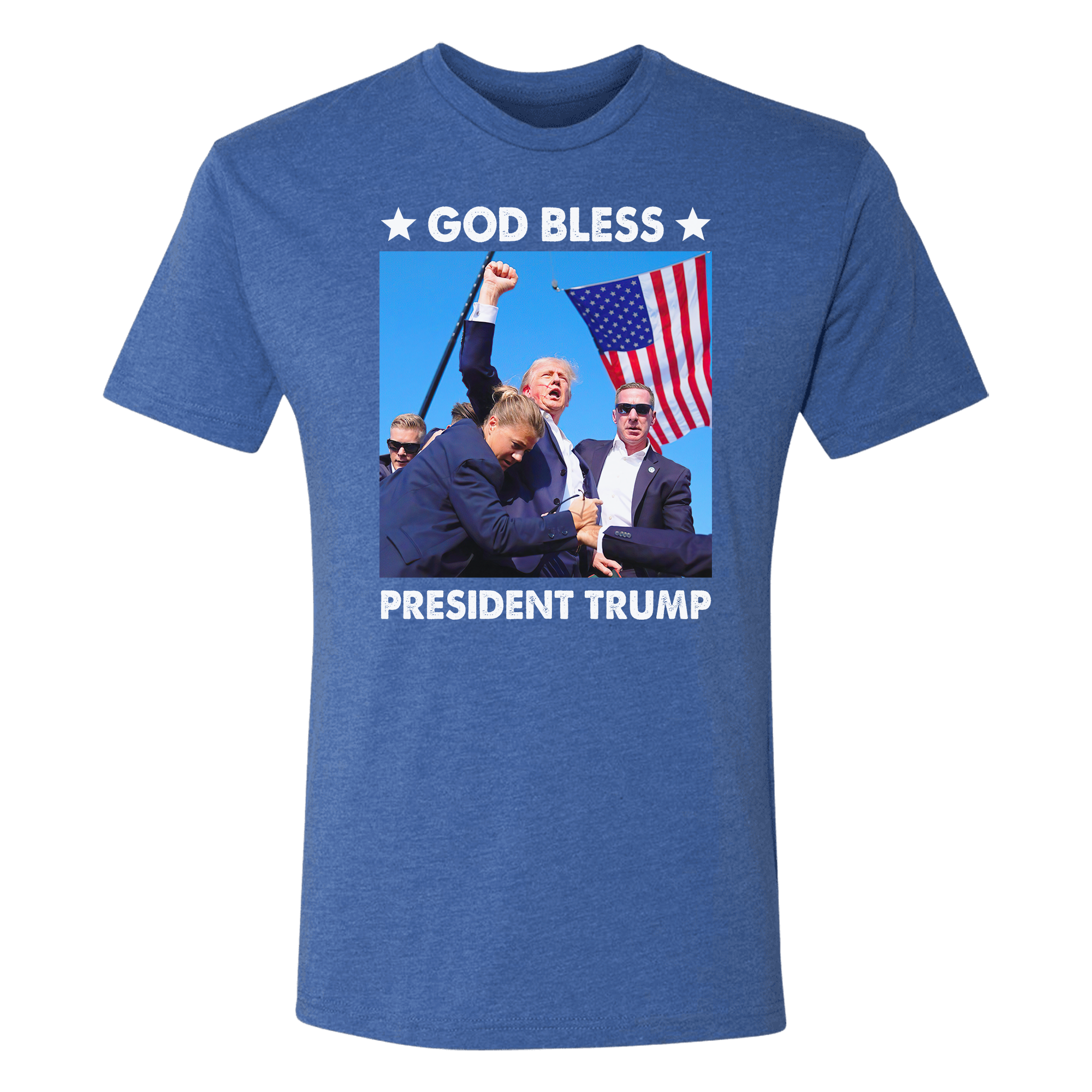 God Bless President Trump 2024 T-Shirt - GB97