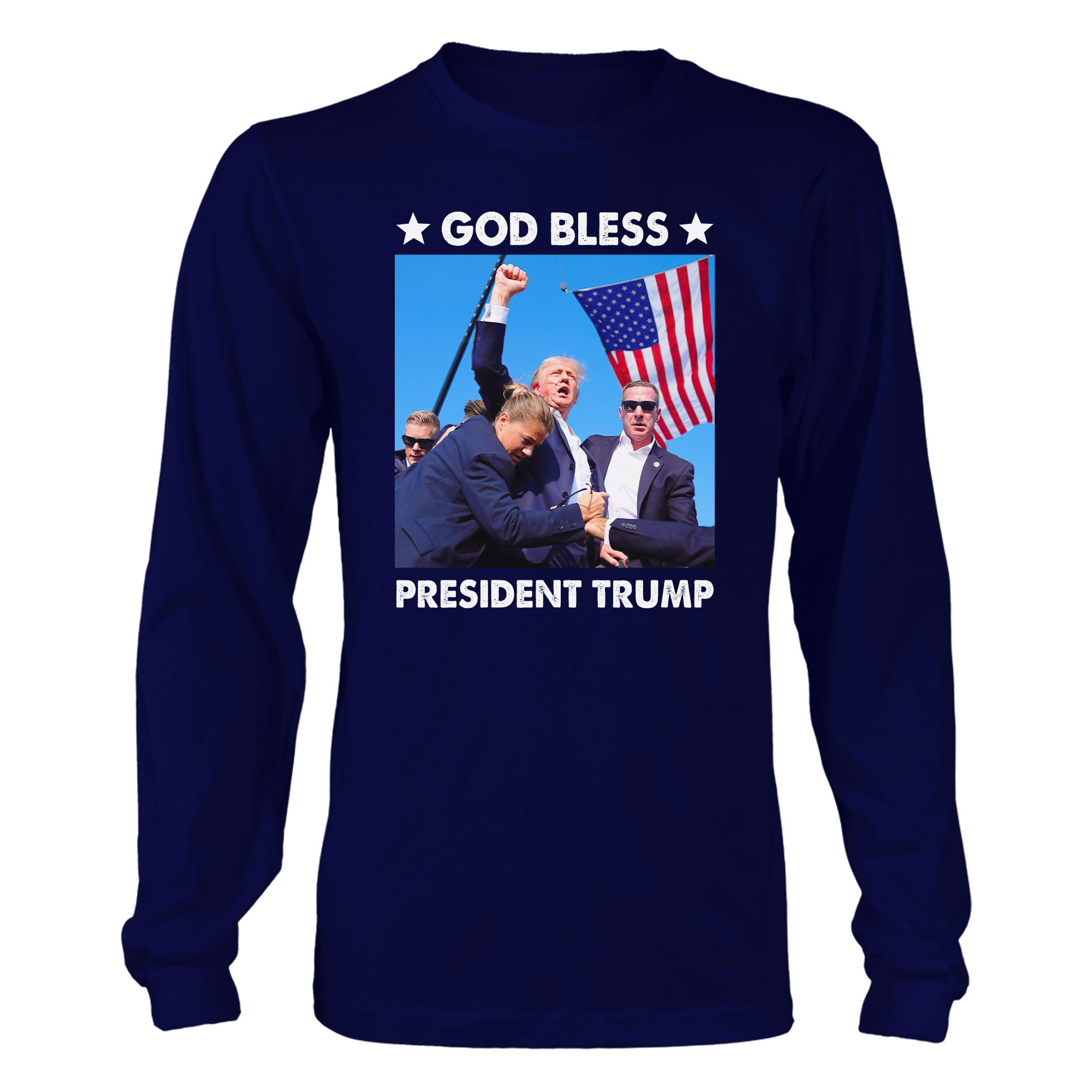 God Bless President Trump 2024 T-Shirt - GB97