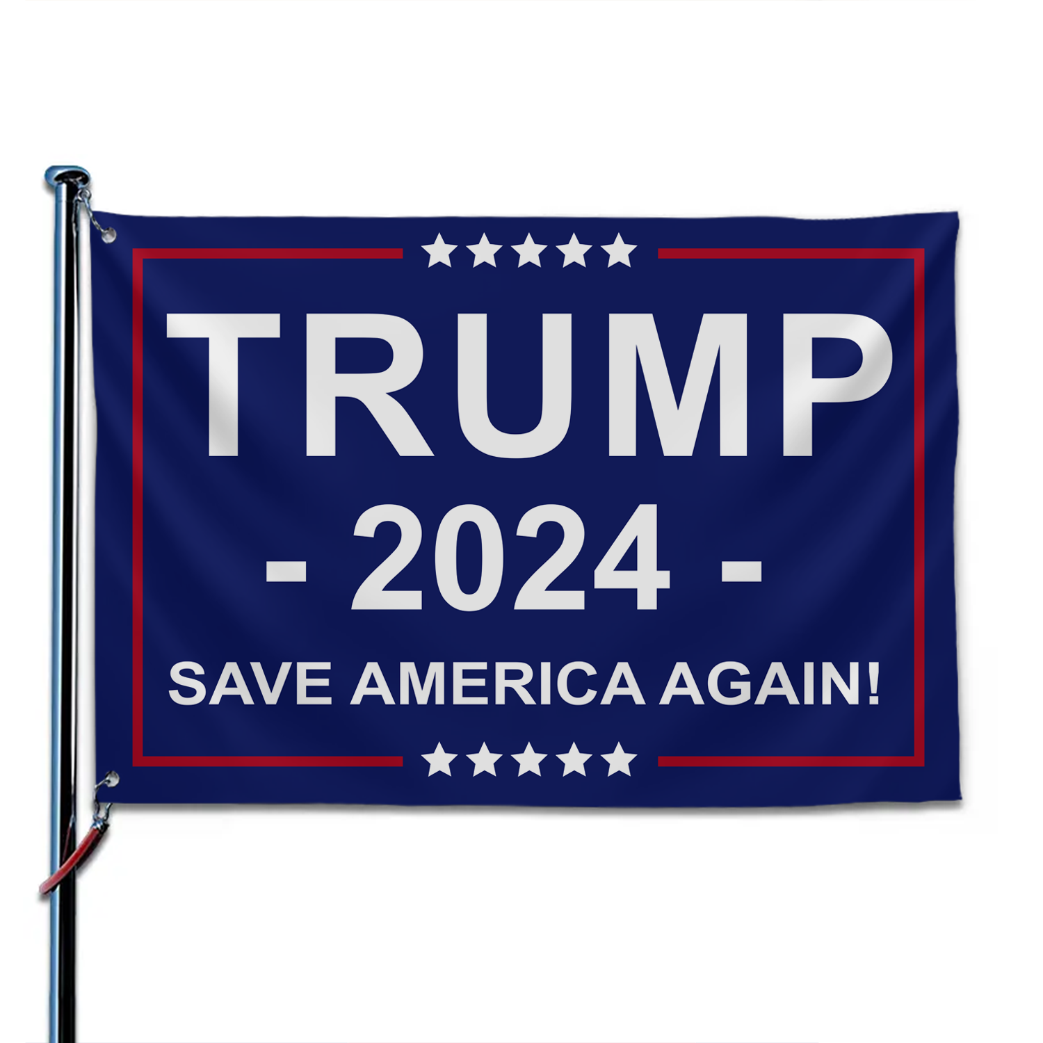 Keep America Great Trump 2024, Horizontal House Flag - GB-HF01