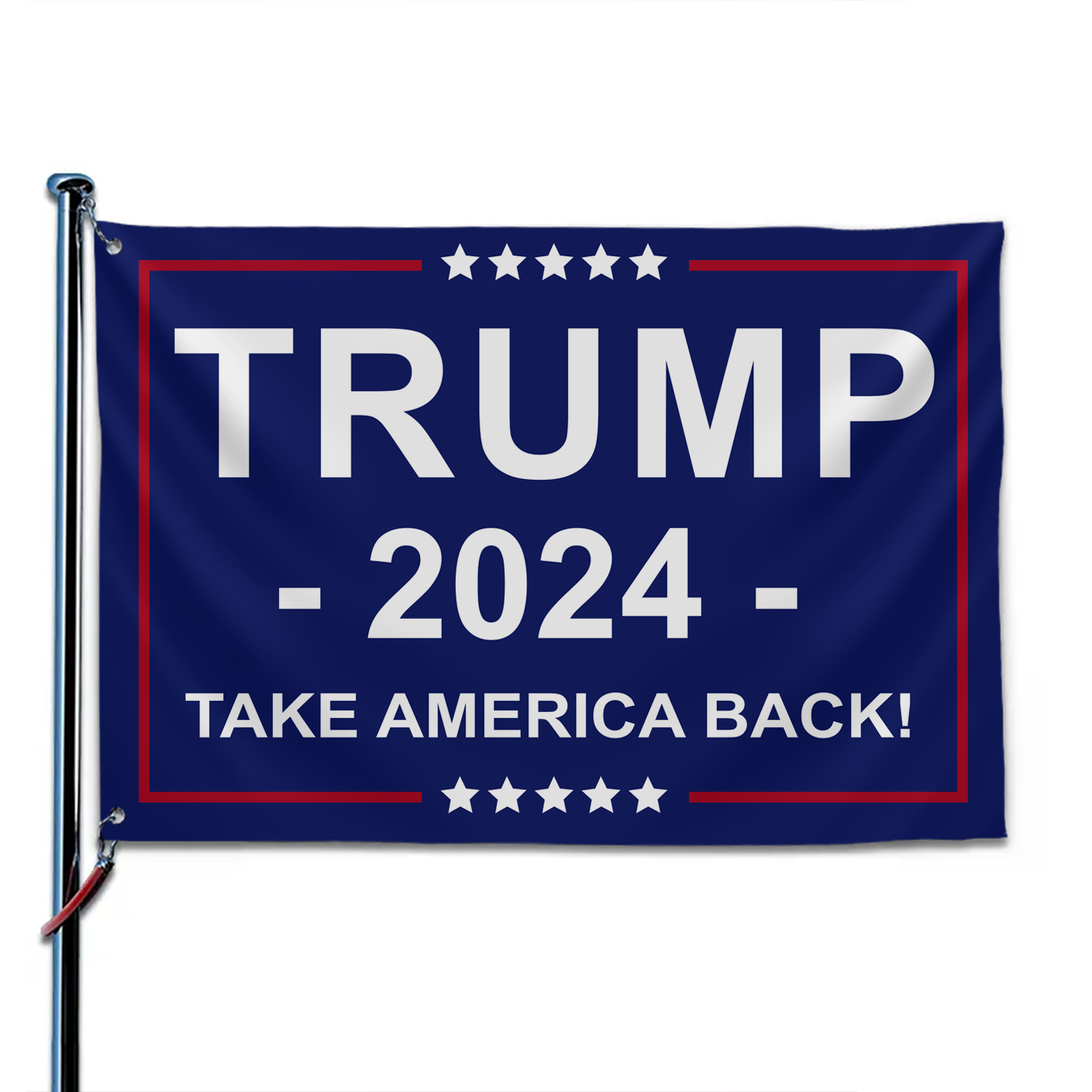Keep America Great Trump 2024, Horizontal House Flag - GB-HF01