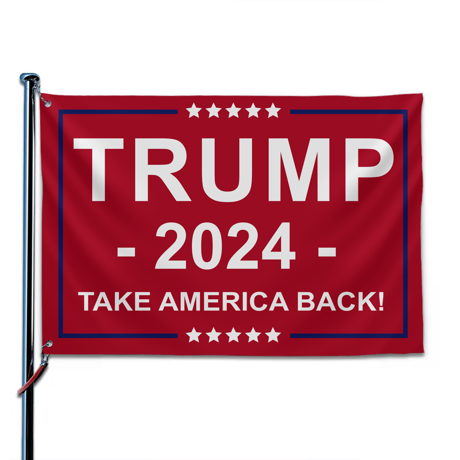 Keep America Great Trump 2024, Horizontal House Flag - GB-HF01