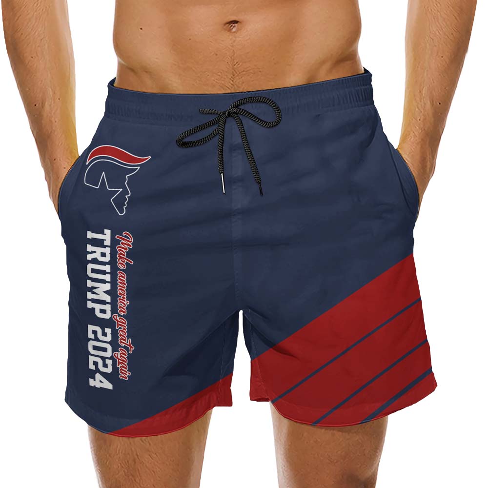 Trump 2024 MAGA Beach Shorts - GB-BSH01