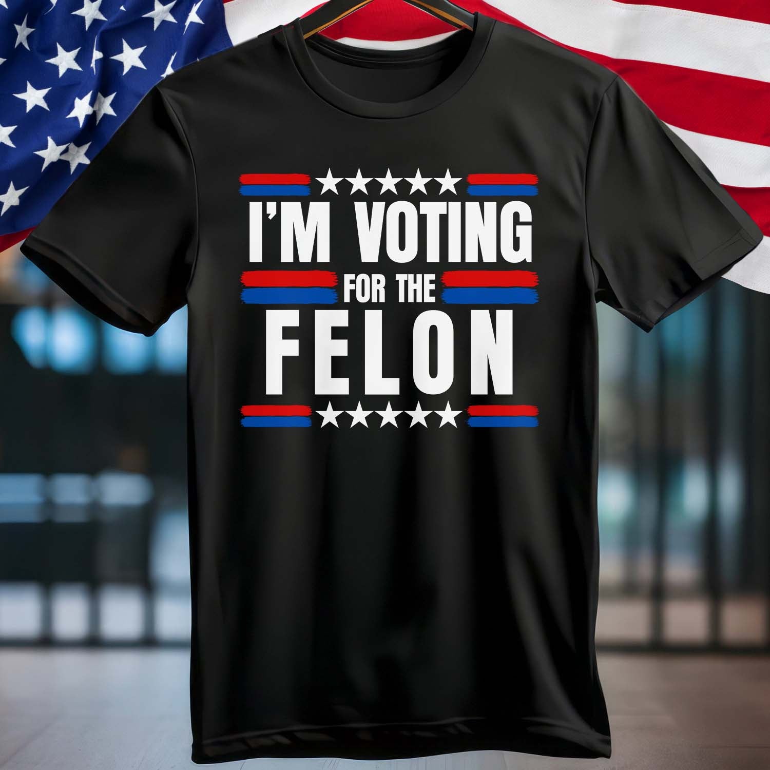 I'm Voting For The Felon 2024 T-Shirt - GB66