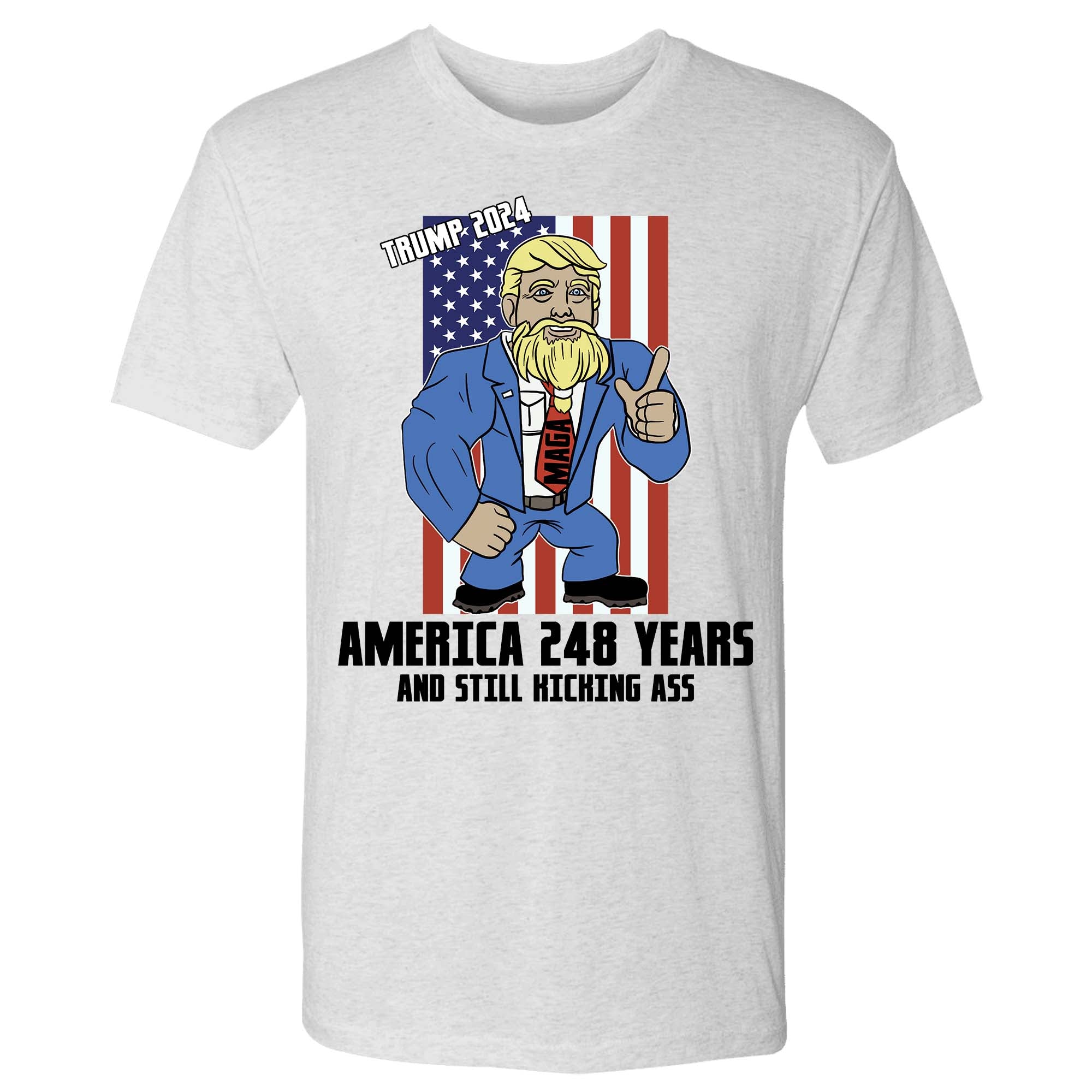 Trump 2024 America 248 Years And Still Kicking T-Shirt - GB77