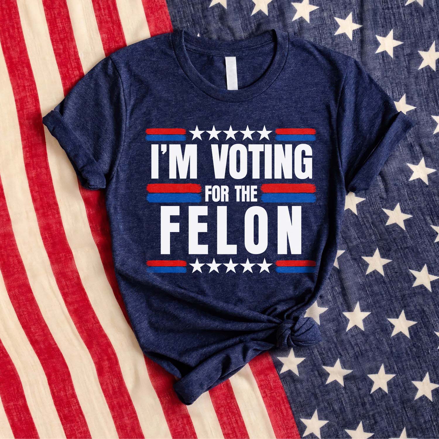 I'm Voting For The Felon 2024 T-Shirt - GB66