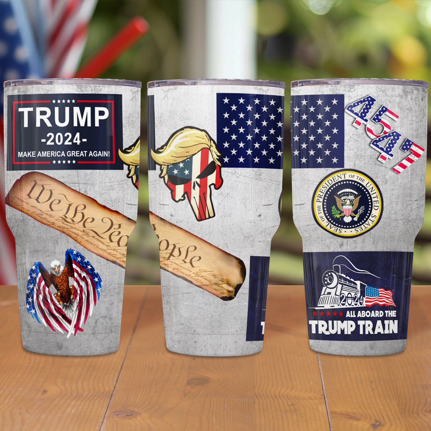 We The People, Trump MAGA 2024 Tumbler, Trump Supporter Gift - GB-TL08