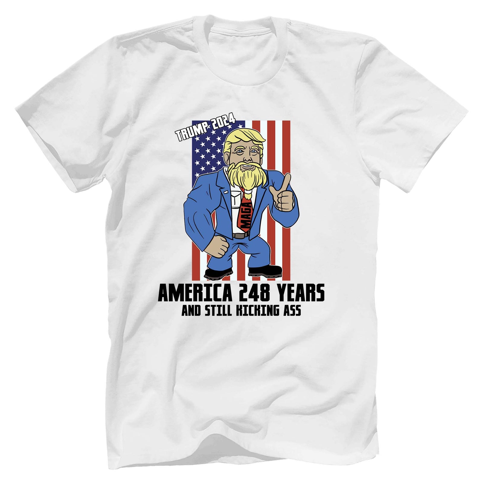 Trump 2024 America 248 Years And Still Kicking T-Shirt - GB77