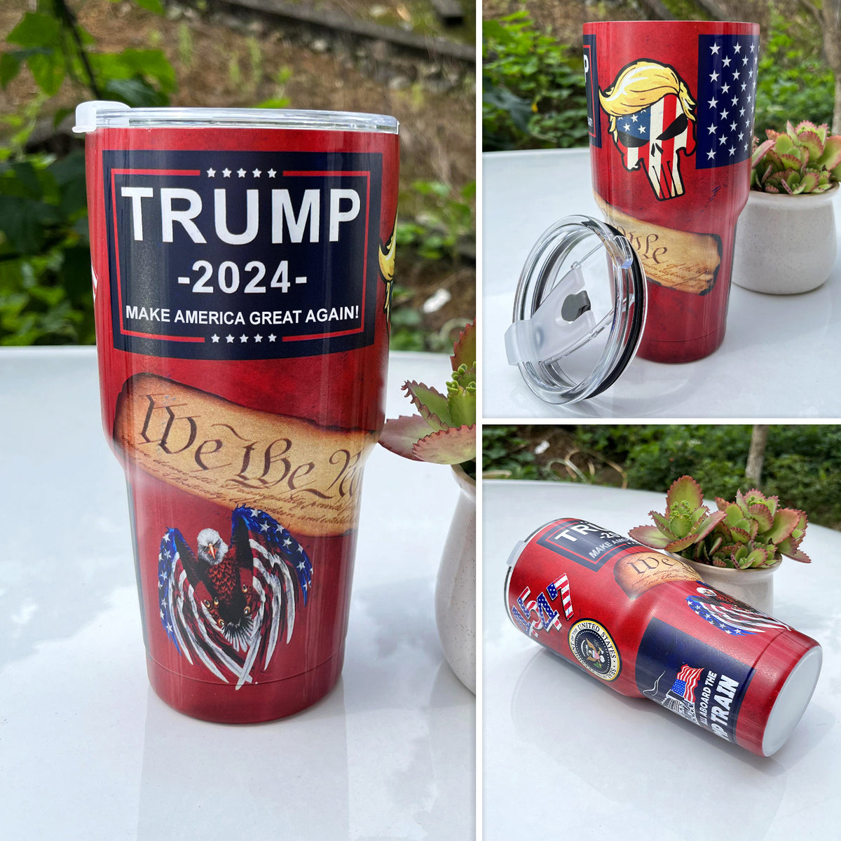 Eagle MAGA 2024, Trump Make American Great Again Tumbler - GB-TL06
