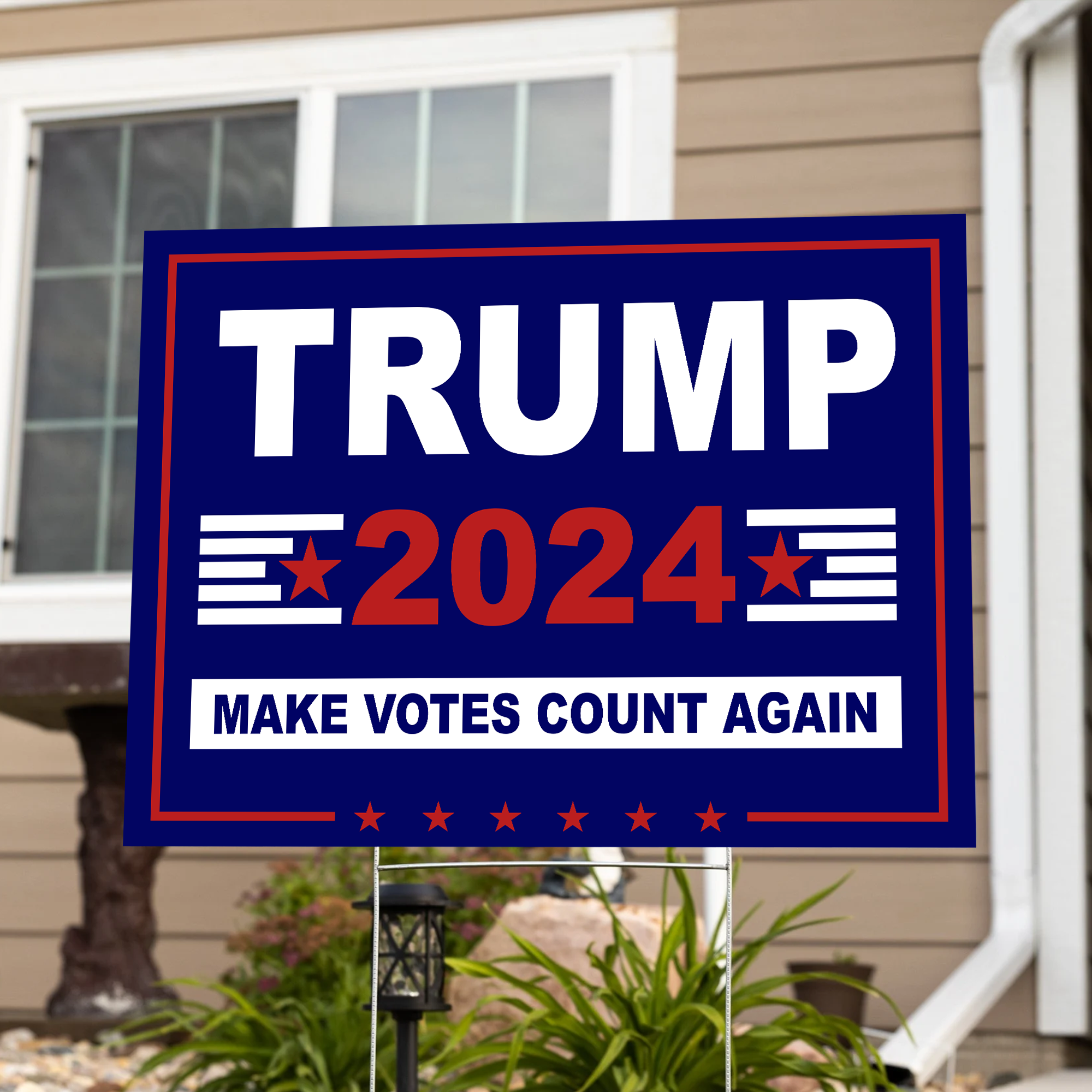 Trump 2024 Make Votes Count Again Yard Sign - YS03TL