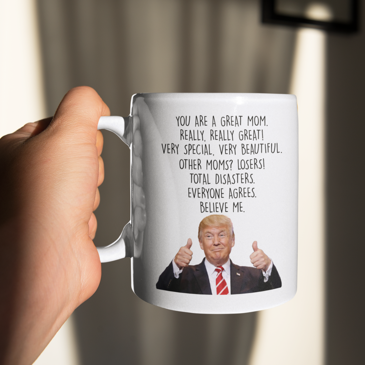 Trump Funny Mom Mug, Trump Themed Gag Gift for Mom - GB-M09