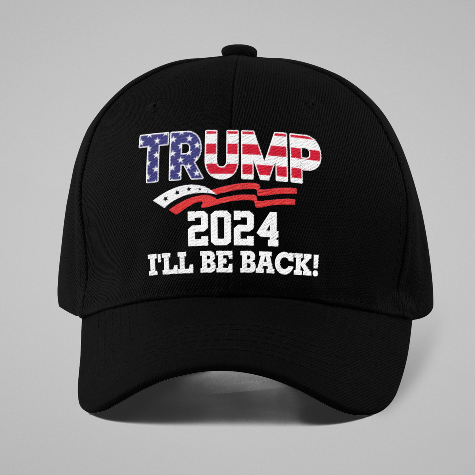 Trump 2024, I'll Be Back Embroidered Cap - GB-C01