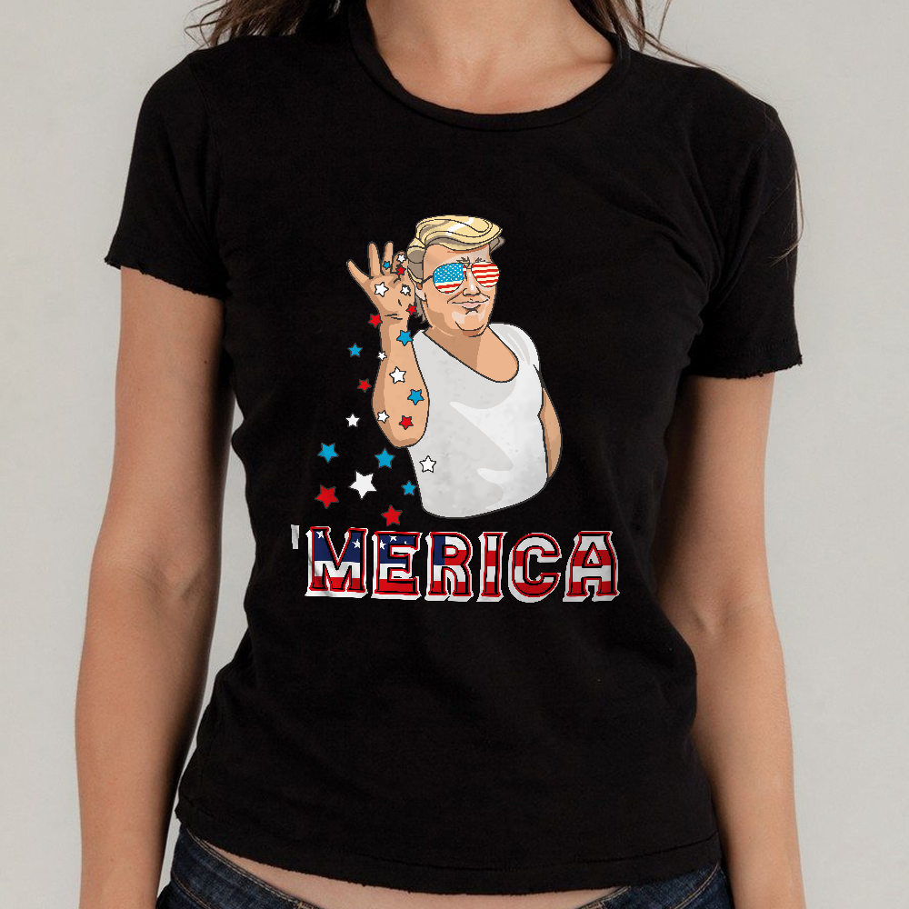 Trump Merica 4th Of July  T-shirt - GB46