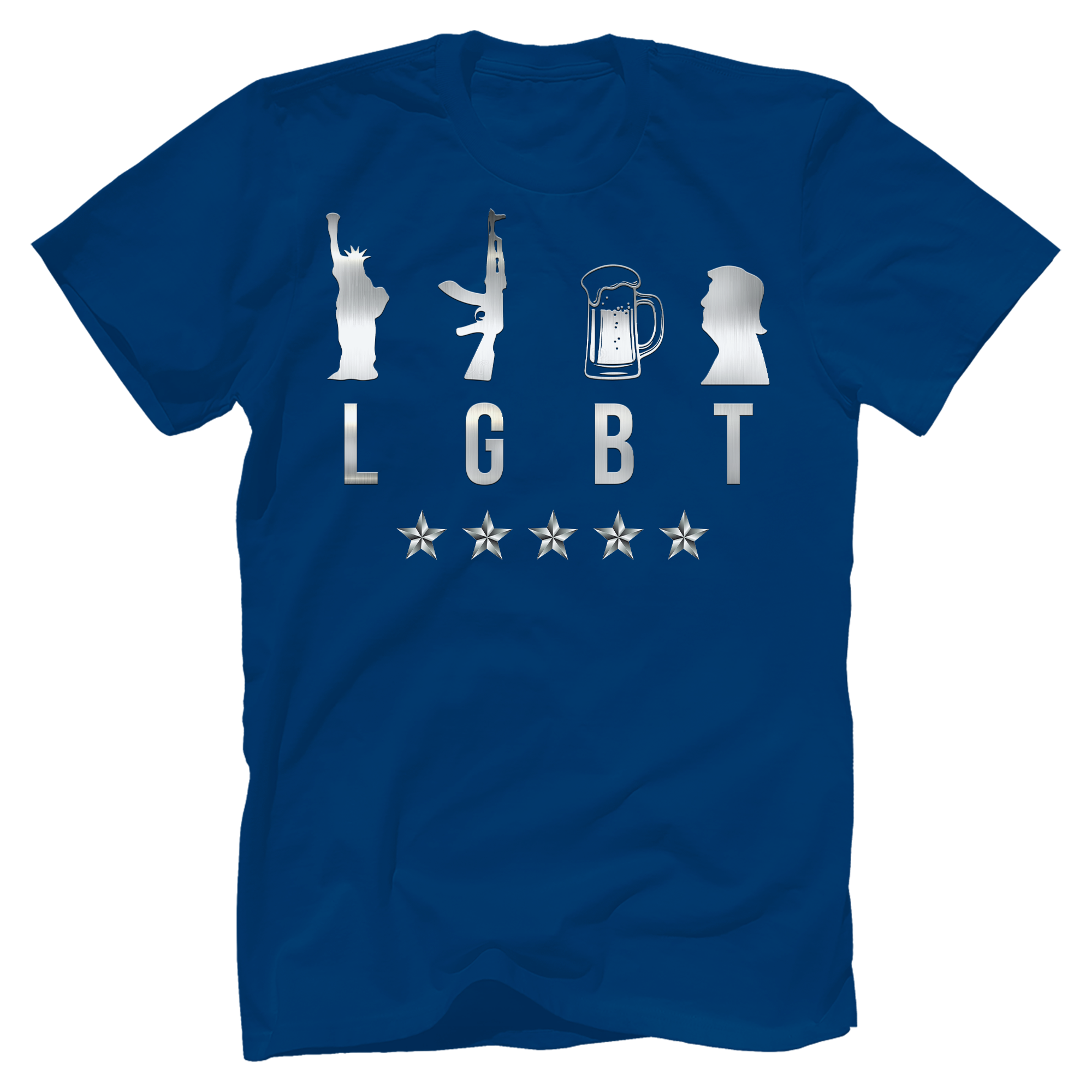 Liberty Guns Beer Trump, Keep America Great MAGA T-Shirt - GB31