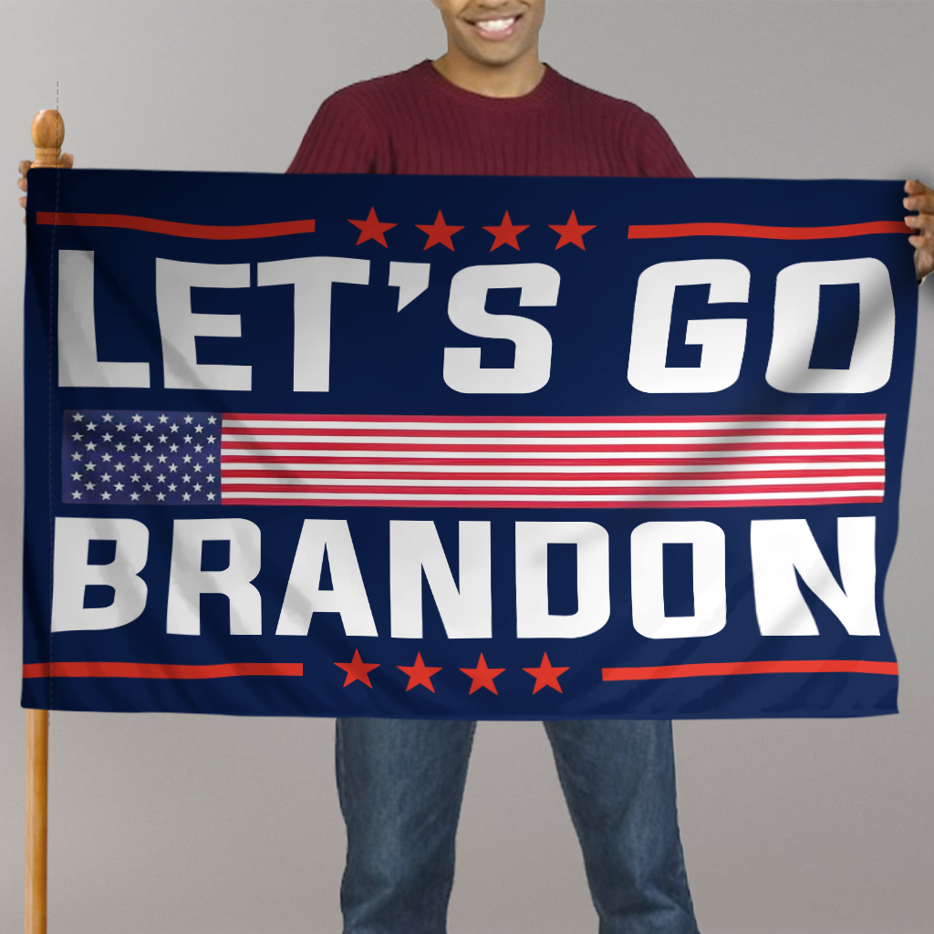 Let’s Go Brandon Trump - Personalized Flag - GB-HF06