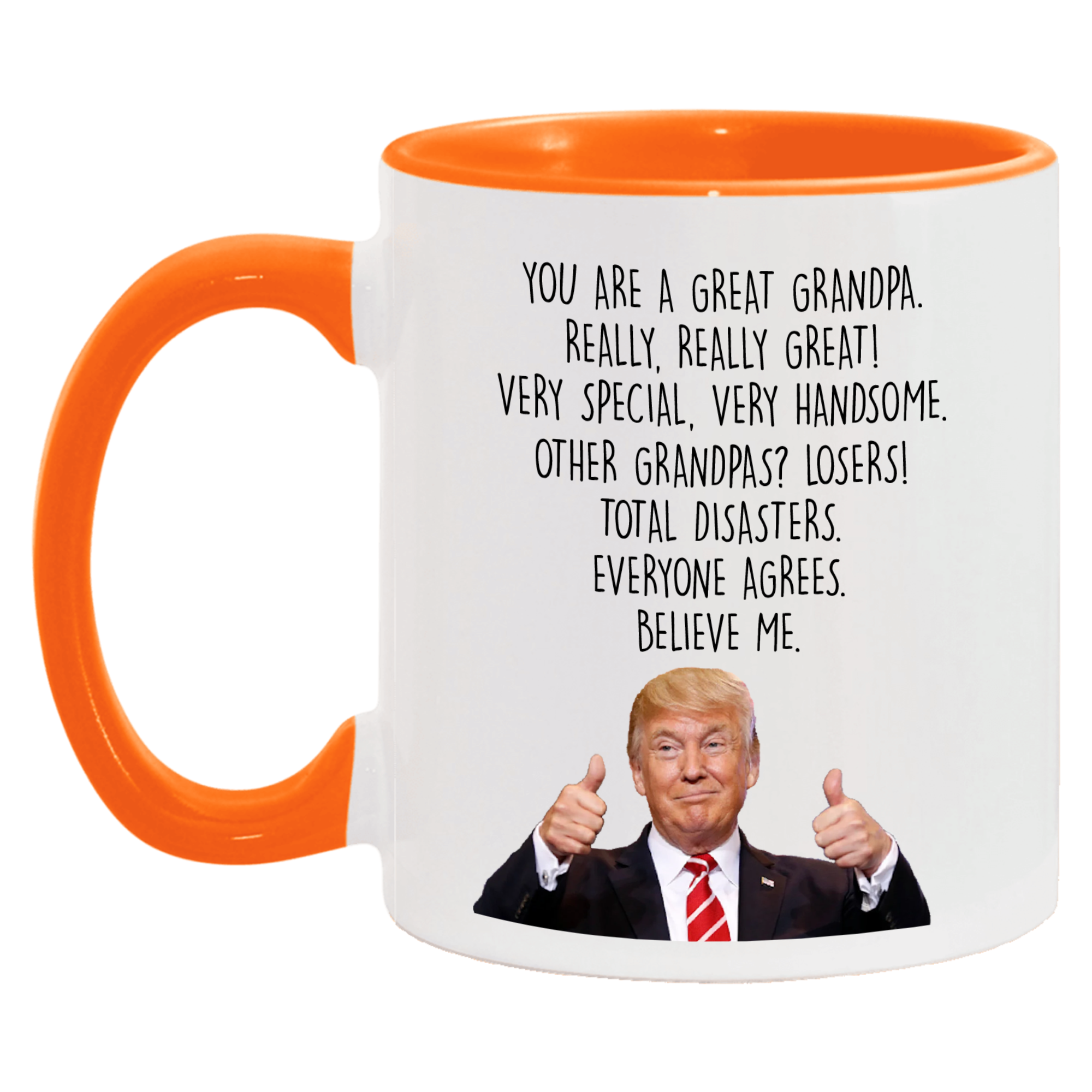 Trump Grandpa Mug, Funny Fathers Day Gift for Grandpa - M07