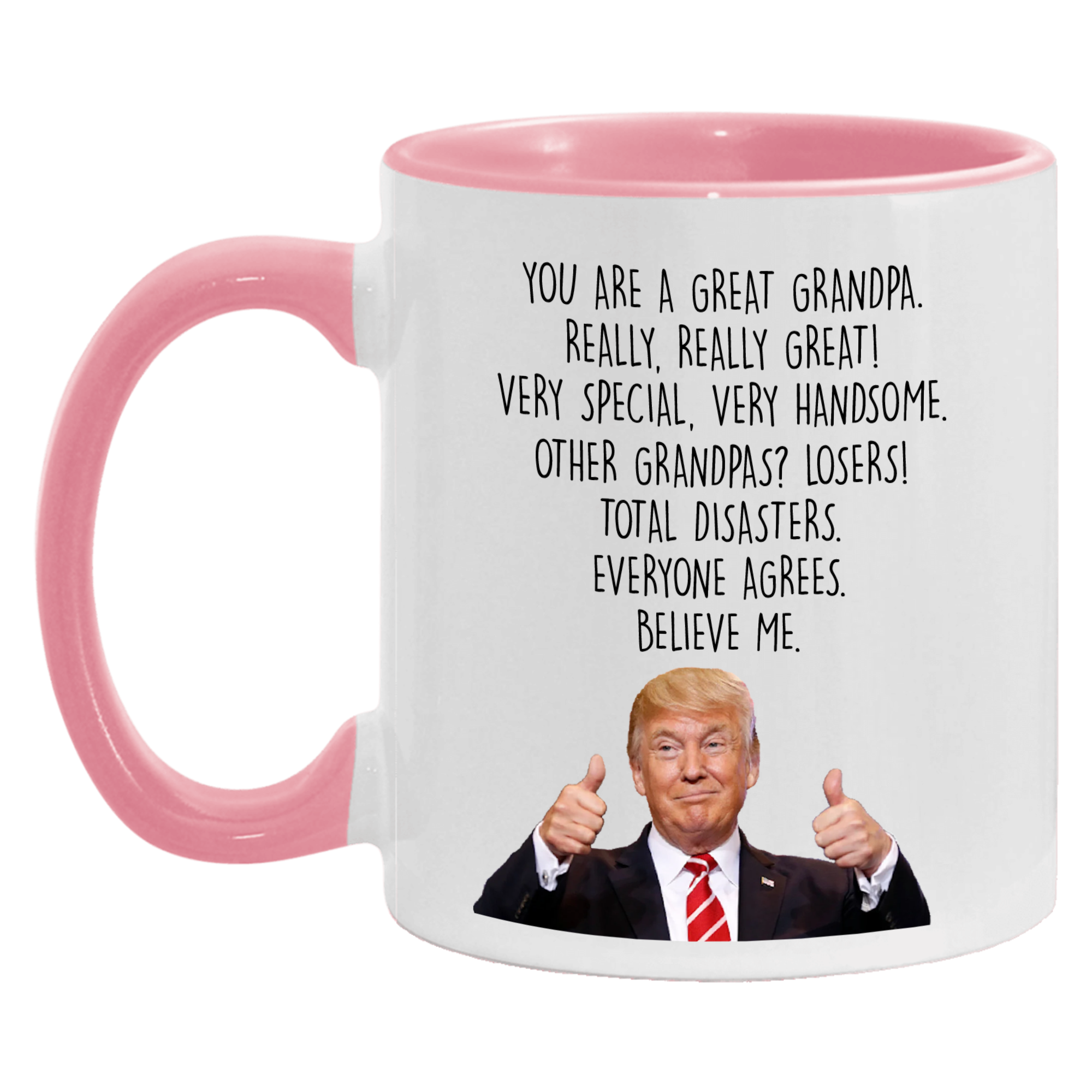 Trump Grandpa Mug, Funny Fathers Day Gift for Grandpa - M07