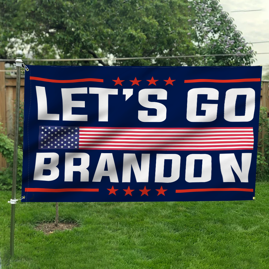 Let’s Go Brandon Trump - Personalized Flag - GB-HF06