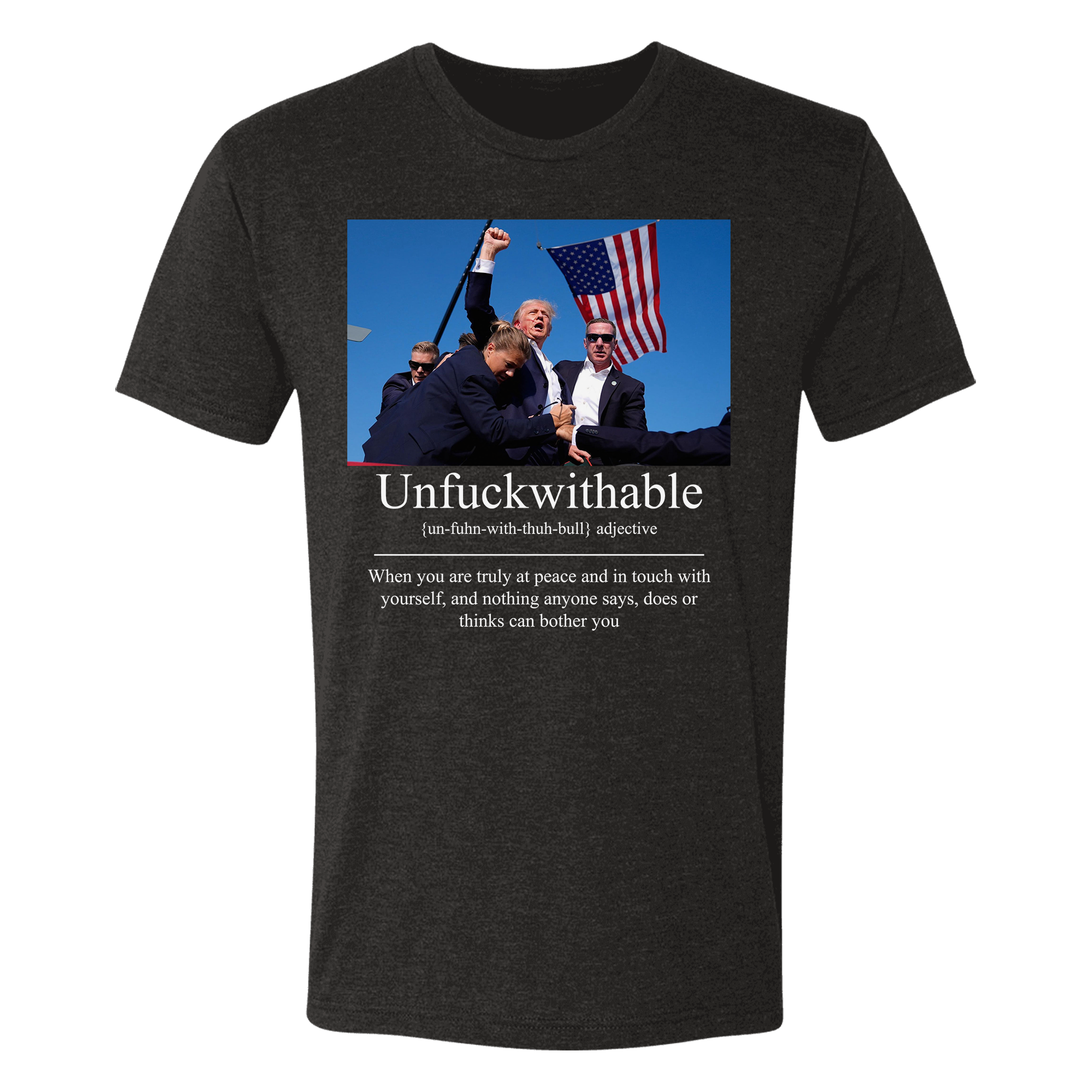 Unfuckwithable Definition Funny, Stand With Trump 2024 T-Shirt - GB92