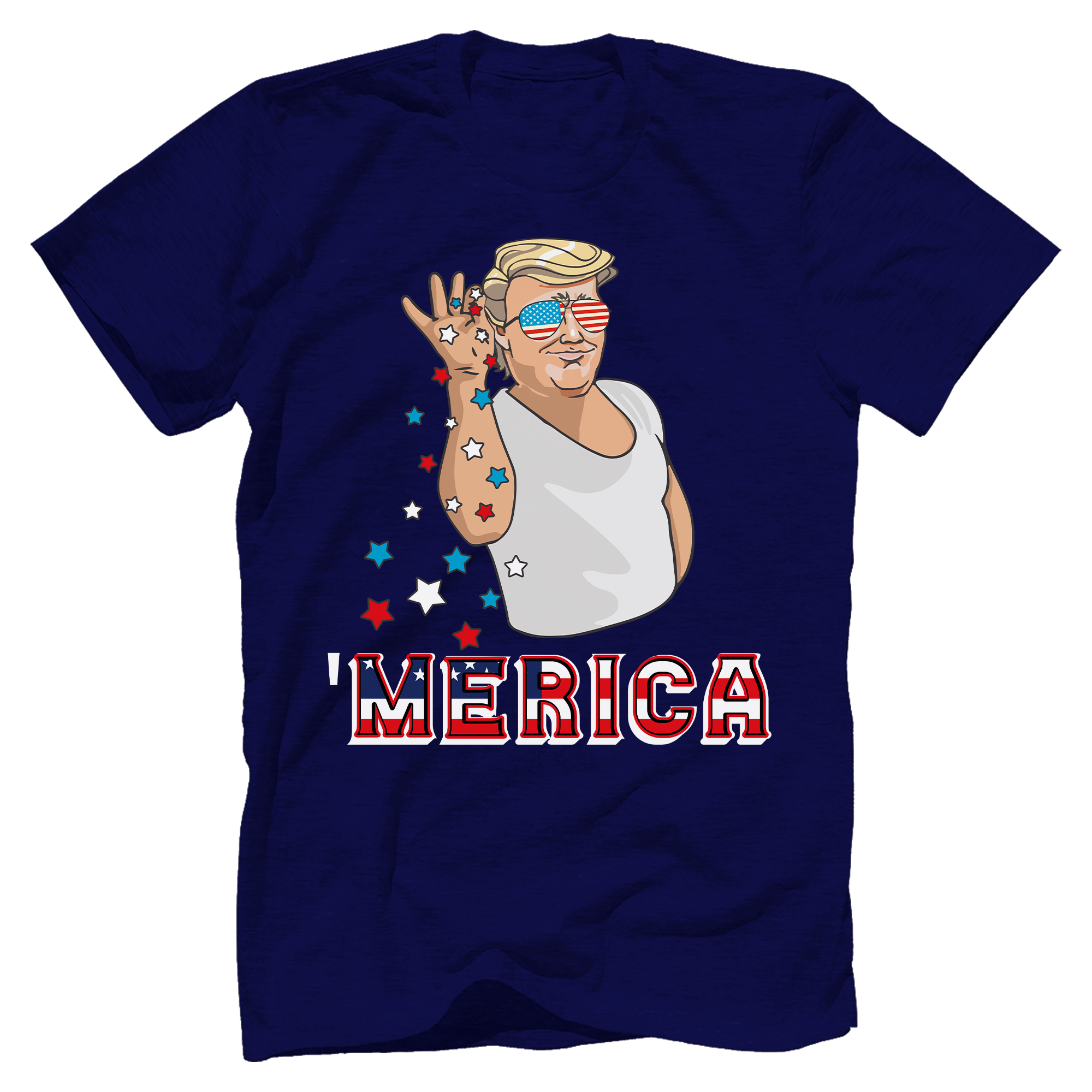 Trump Merica 4th Of July  T-shirt - GB46