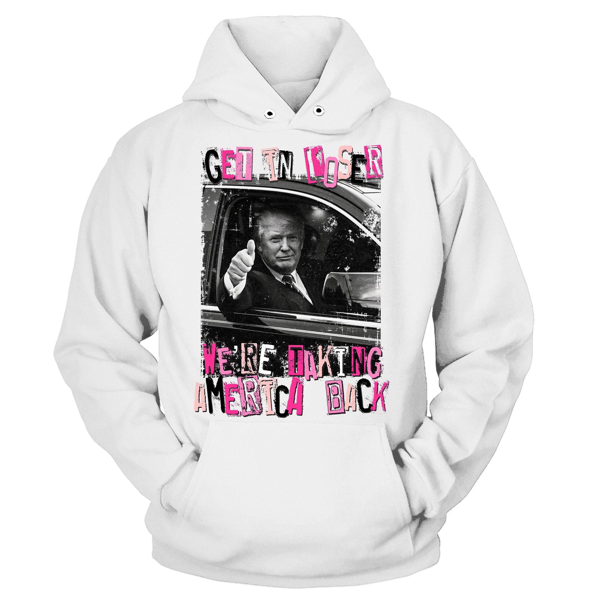 Get In Loser We Are Taking America Back Shirt,Trump 2024 Shirt - GB20