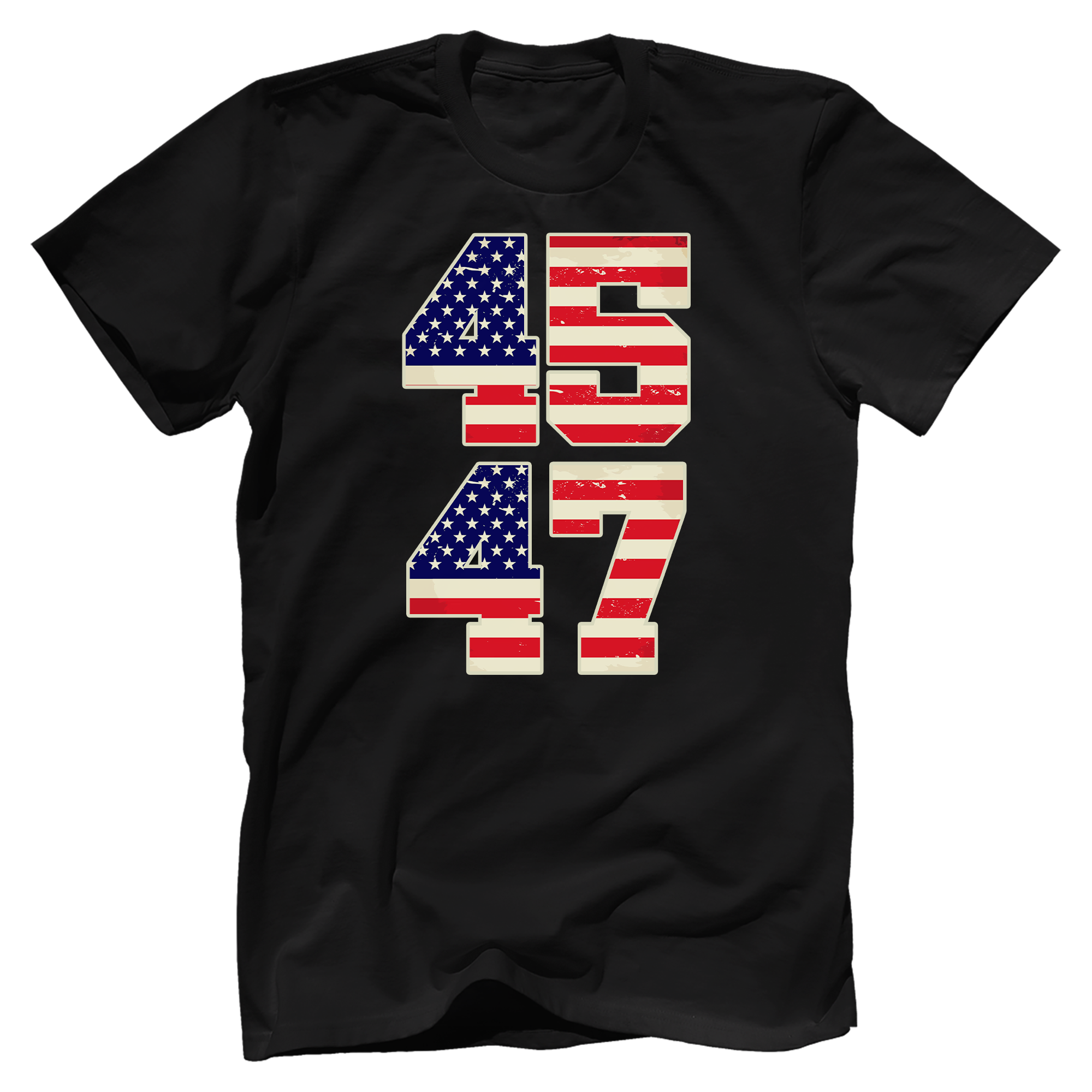 Patriotic 45 47 Shirt For Trump Supporter, Trump 2024 Shirt - GB14