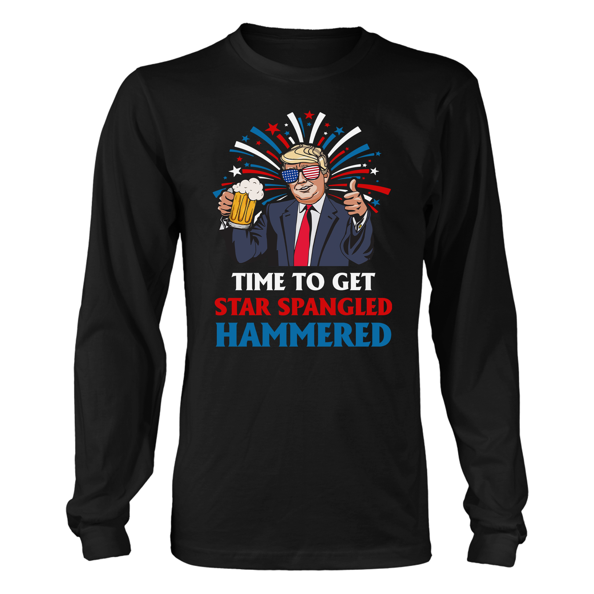 Time To Get Star Spangled Hammered T-Shirt - GB47