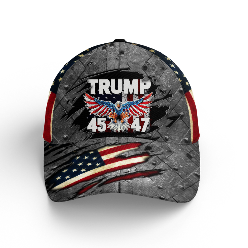 Trump 45 47 All Over Print Classic Cap - C06