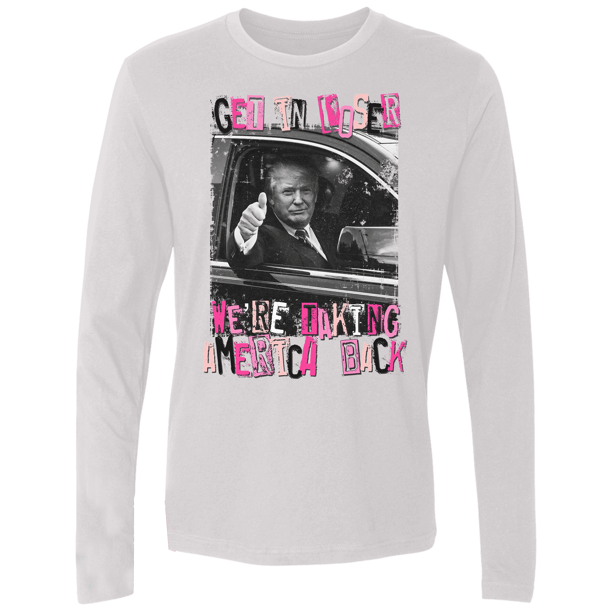 Get In Loser We Are Taking America Back Shirt,Trump 2024 Shirt - GB20