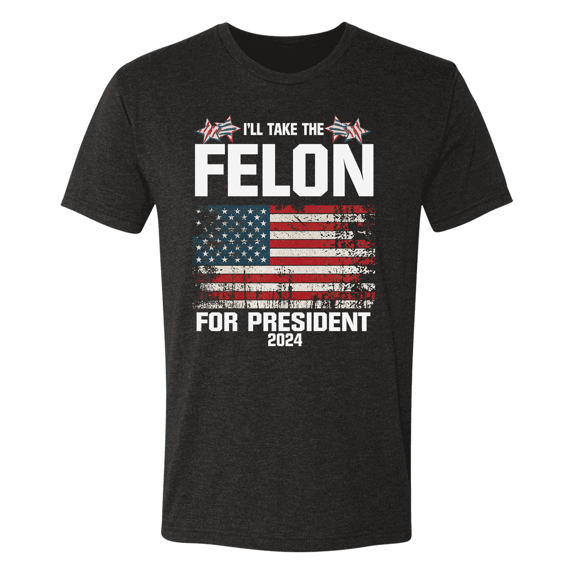 Felon for President 2024, Patriot Shirt, USA Flag Shirt - GB69