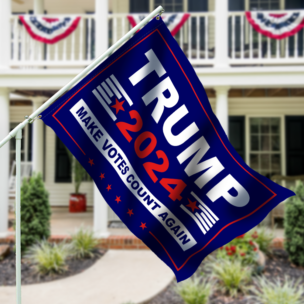 Trump Make Votes Count Again House Flag - HF09