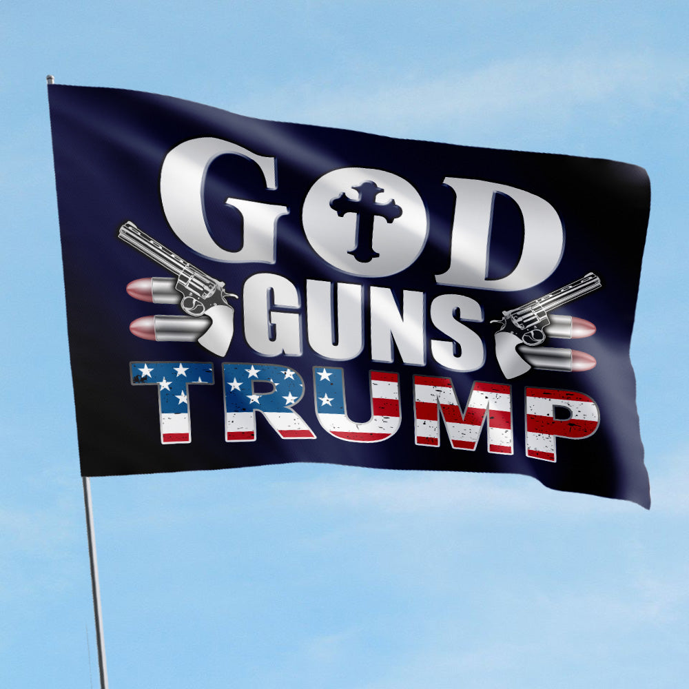 God Guns And Trump Flag - GB-HF07