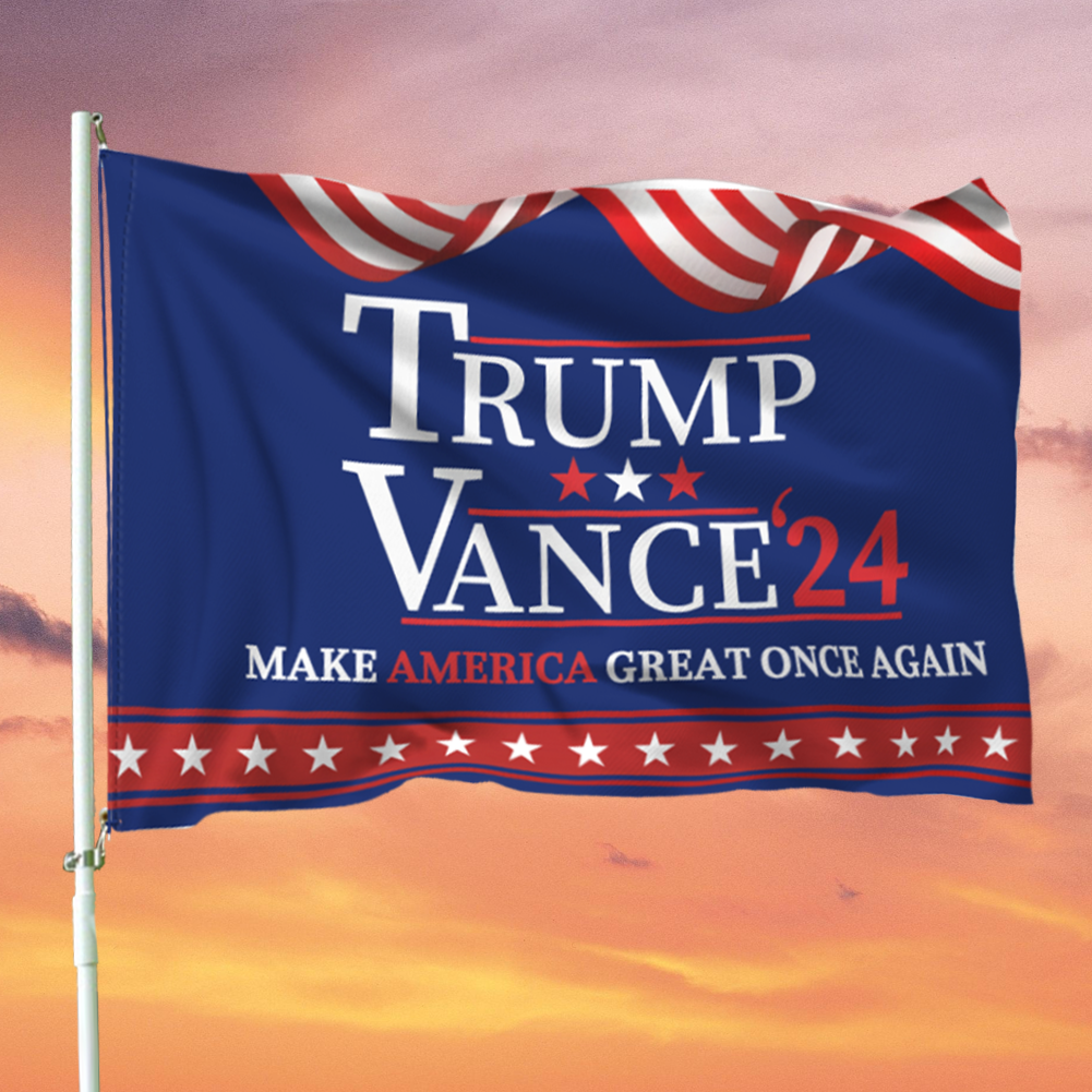 Trump Vance 2024, Make America Great One Again House Flag - HF11