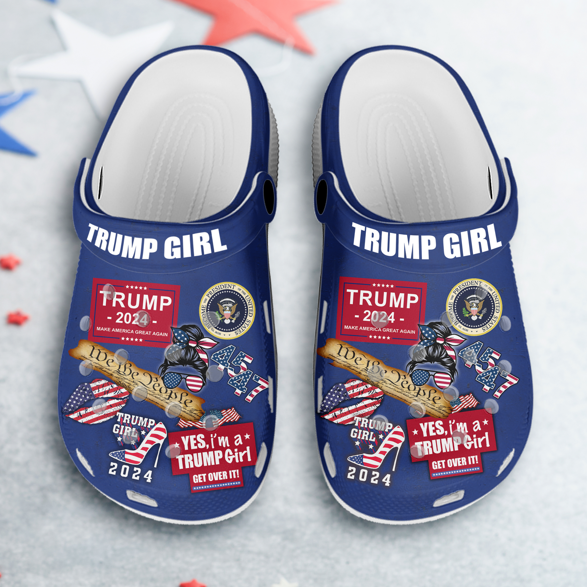 I'm A Trump Girl, Trump Supporter Clog - CL22TL