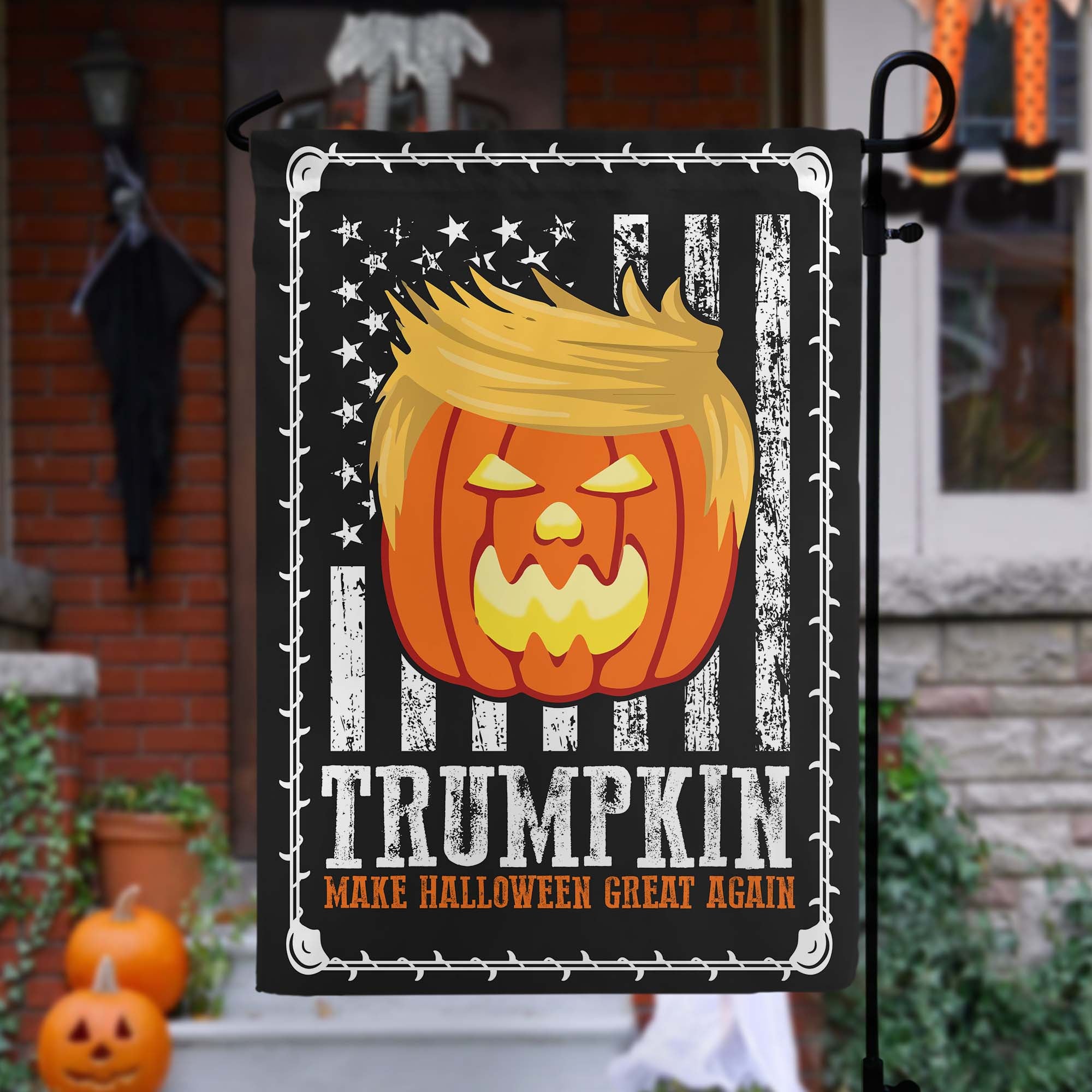 Trump Make Halloween Great Again Garden Flag - GF57UP