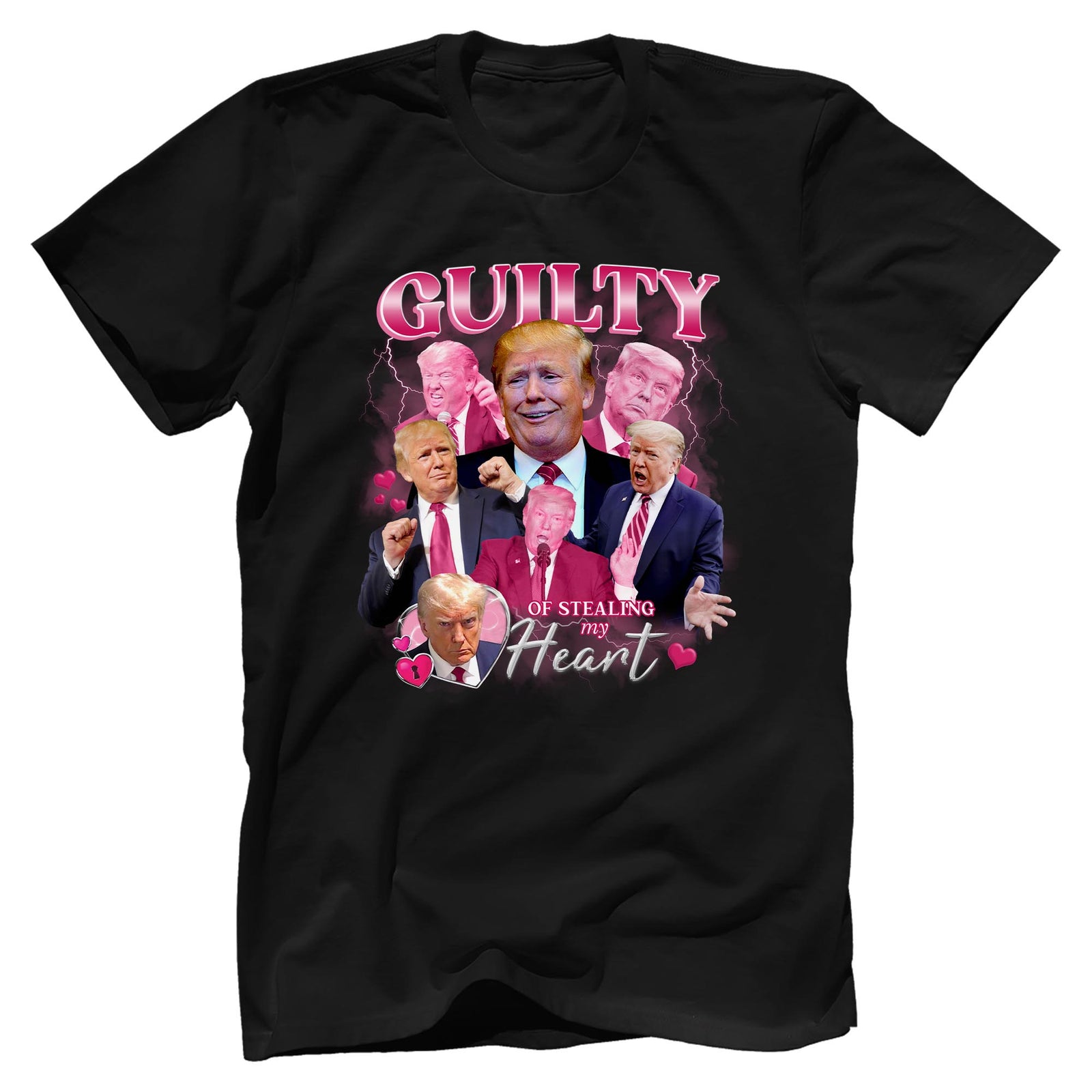 Guilty Of Stealing My Hear T-Shirt, Vintage Bootleg Mugshot Retro Shirt - GB40