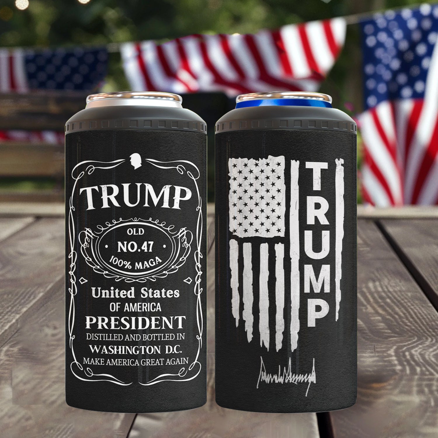 President Trump Maga Whiskey Can Cooler - GB-CCL02