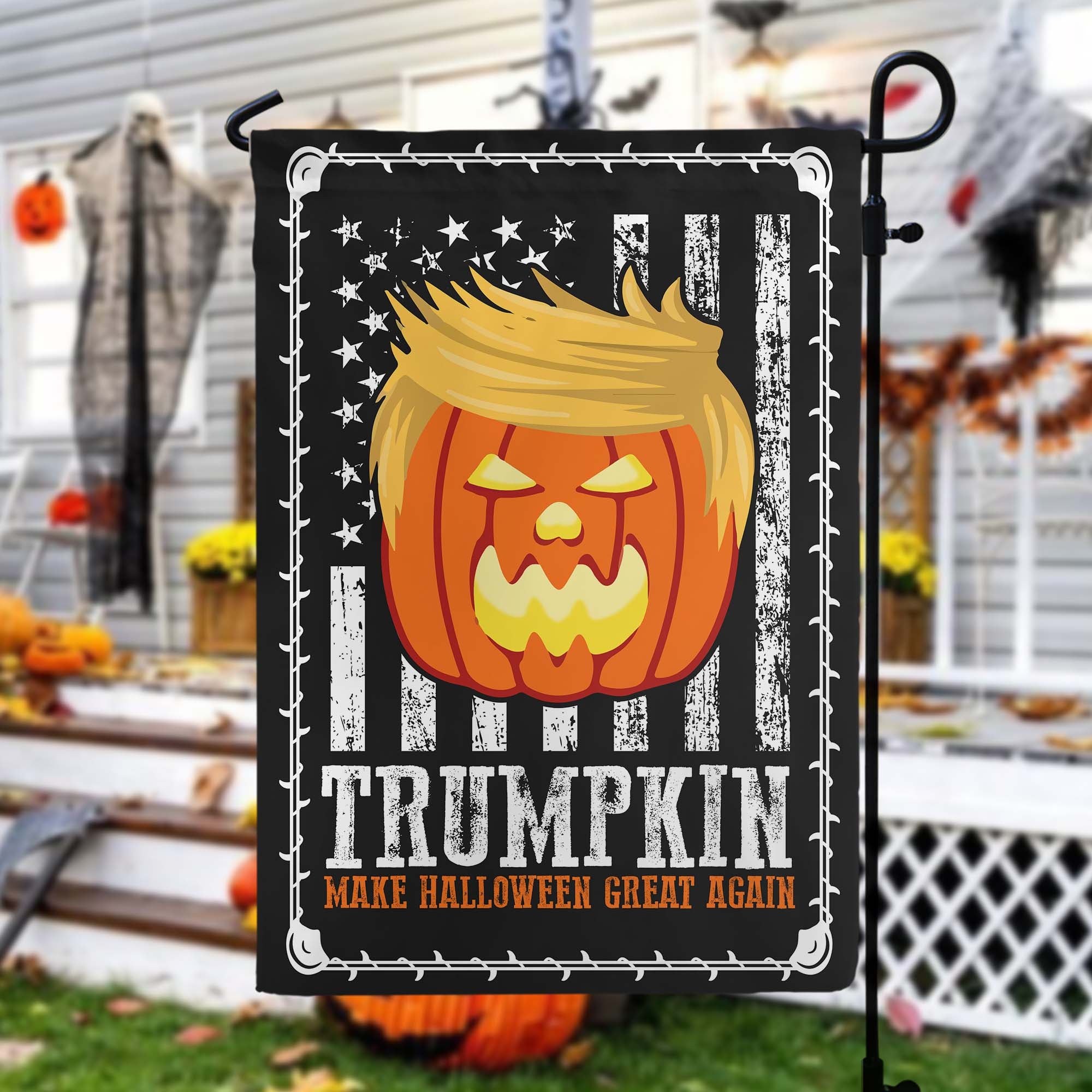 Trump Make Halloween Great Again Garden Flag - GF57UP