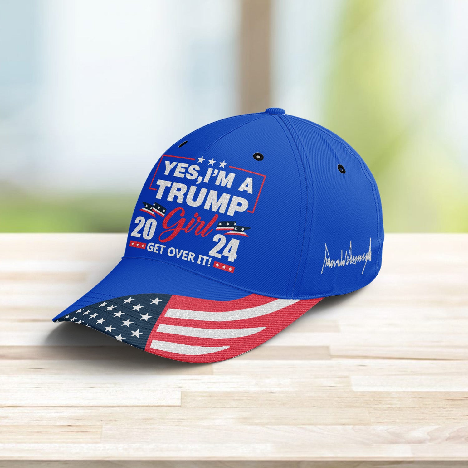 Yes, I'm A Trump Girl 2024 Get Over It! All Over Print Classic Cap - C22UP