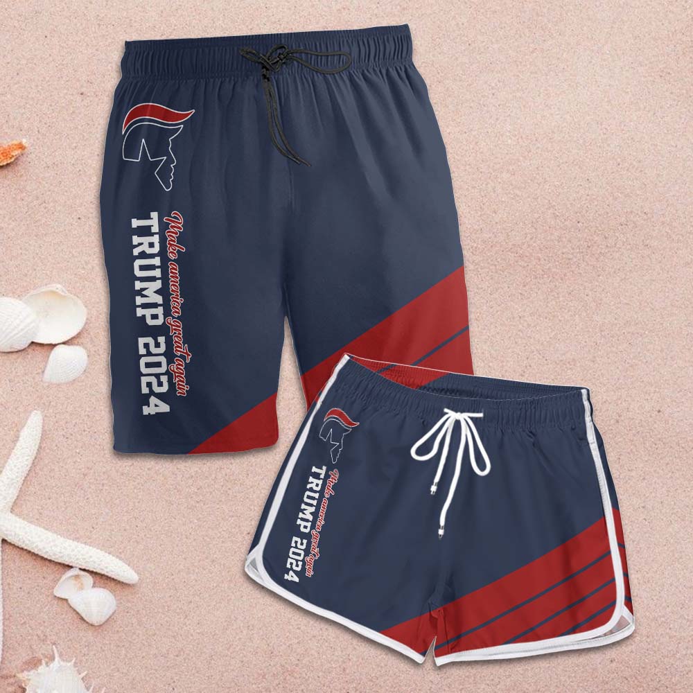 Trump 2024 MAGA Beach Shorts - GB-BSH01