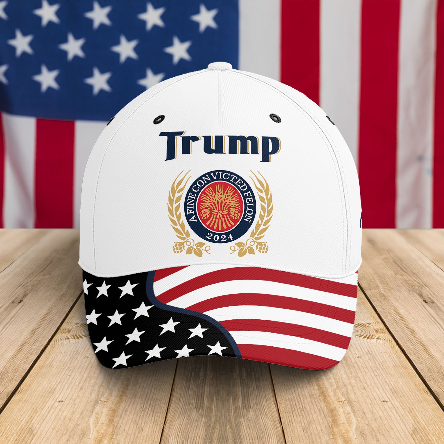 Trump, A Fine Convicted Felon And A President All Over Print Classic Cap - C05UP