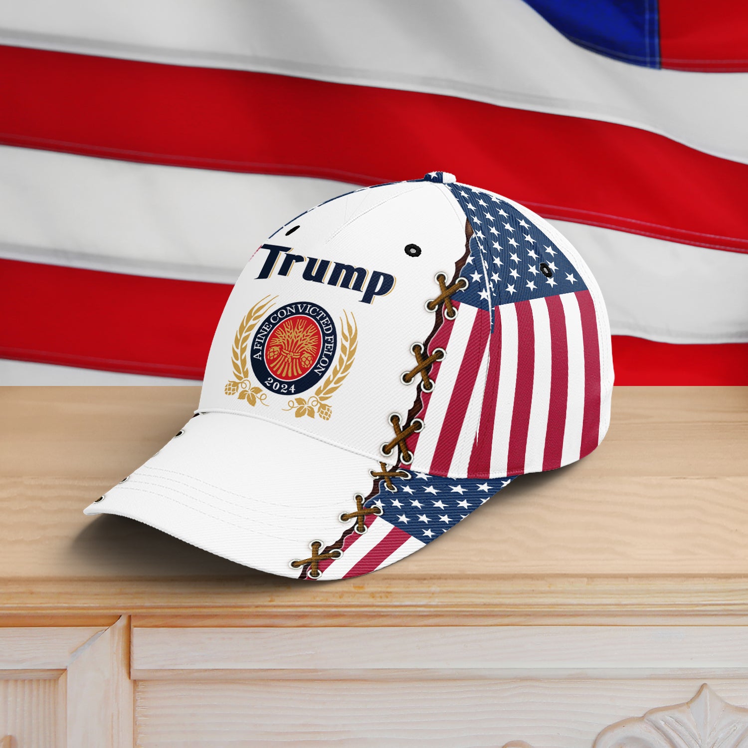 Trump, A Fine Convicted Felon And A President All Over Print Classic Cap - C05UP