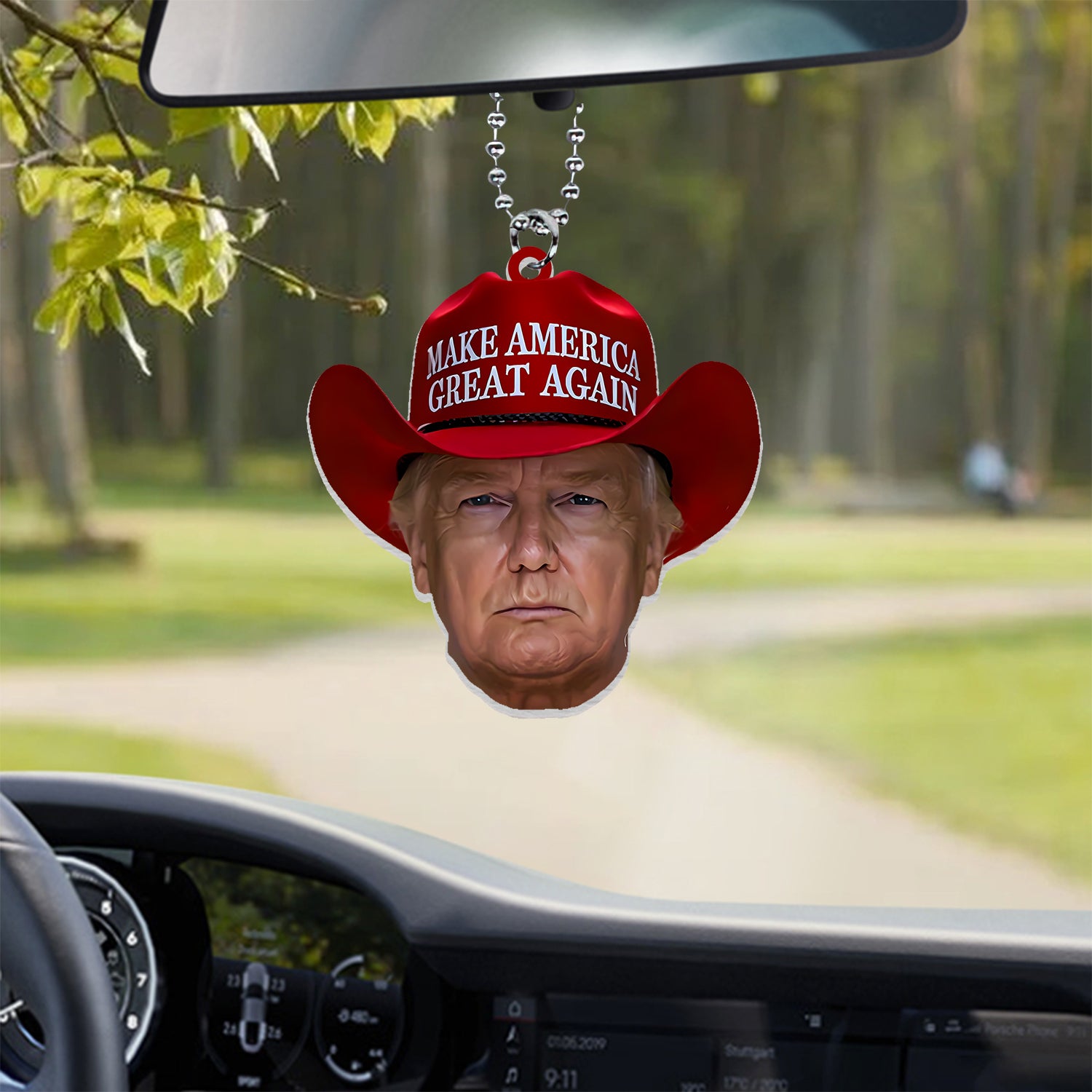 President With Red Hat, Make America Great Again Ornament - ORN95UP