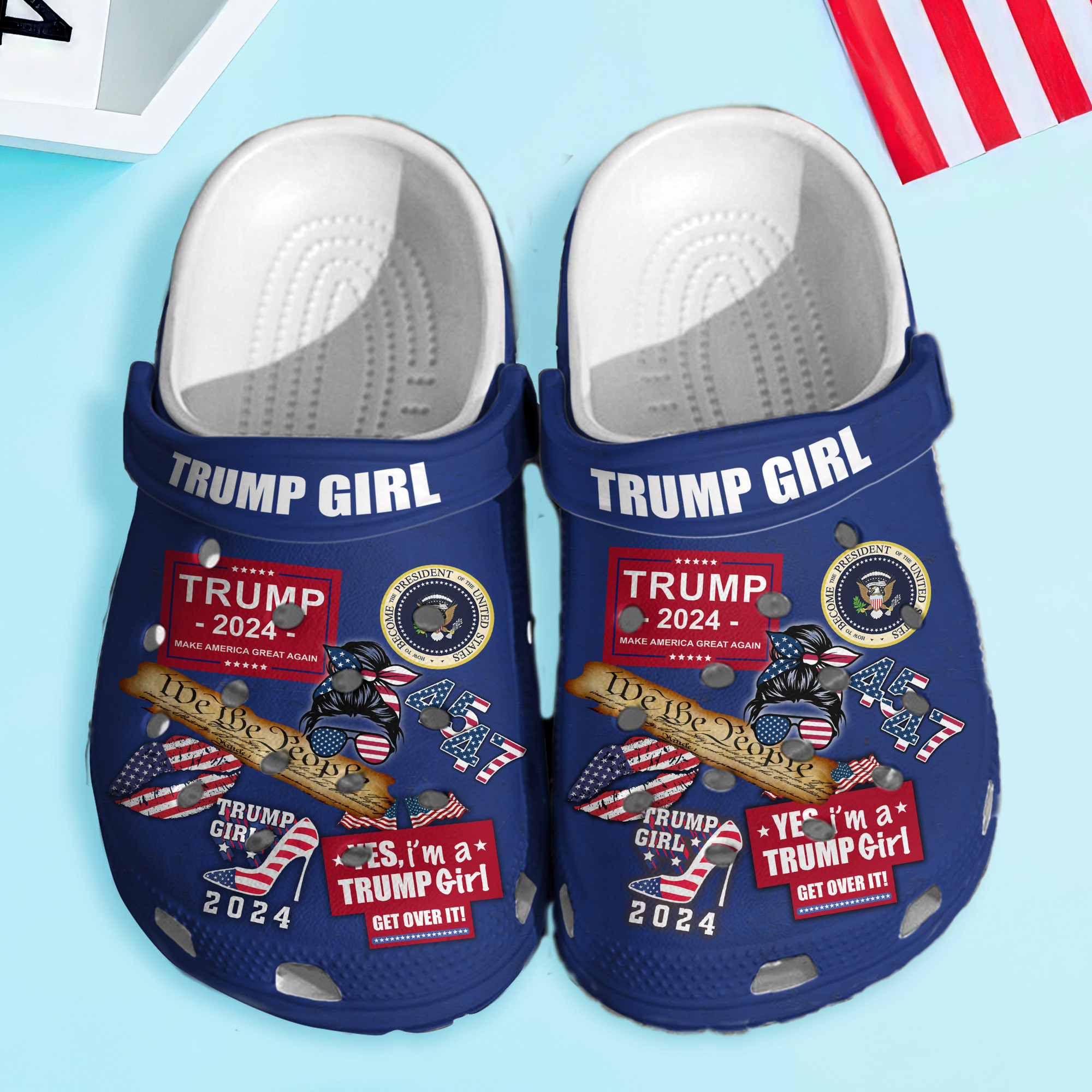 I'm A Trump Girl, Trump Supporter Clog - CL22TL