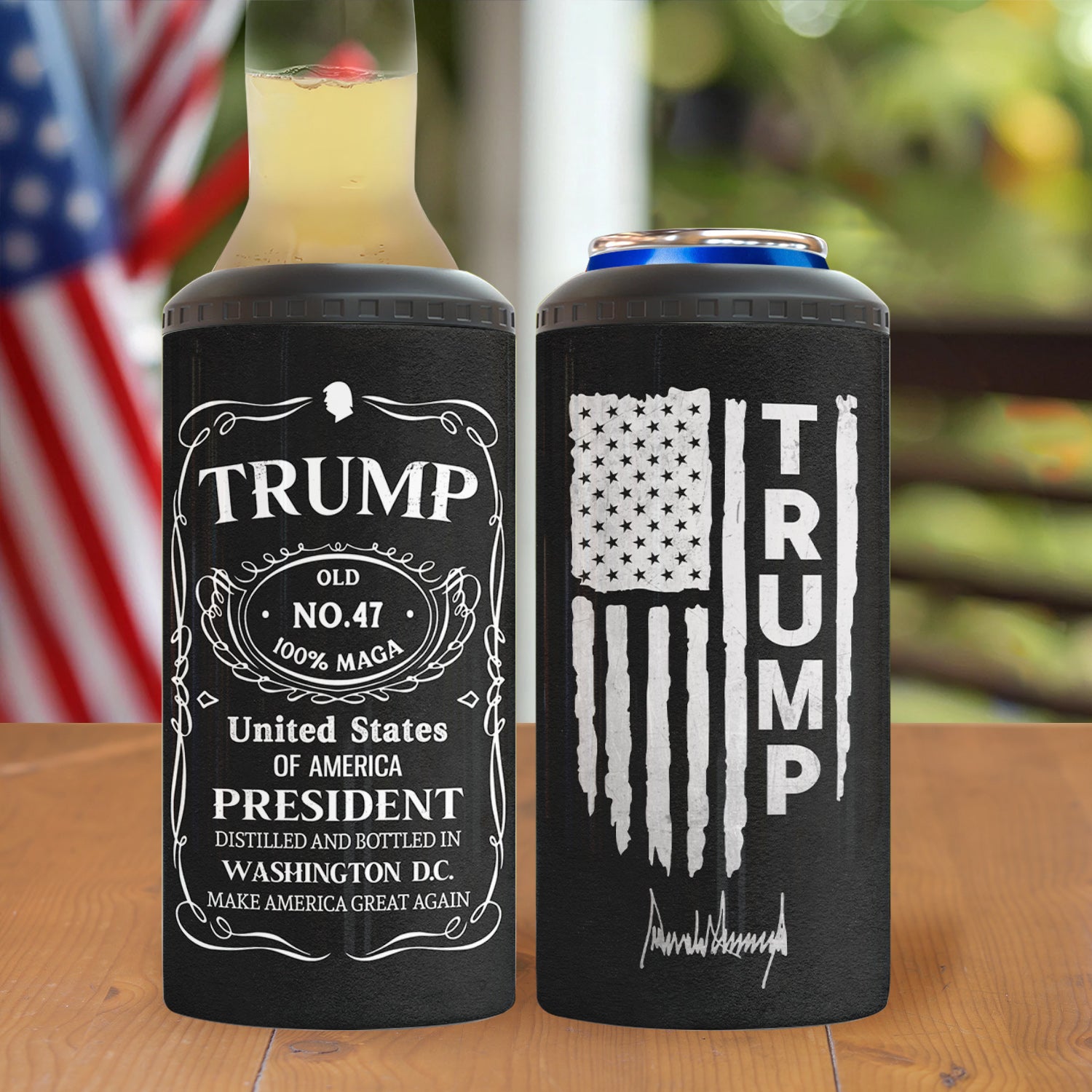 President Trump Maga Whiskey Can Cooler - GB-CCL02