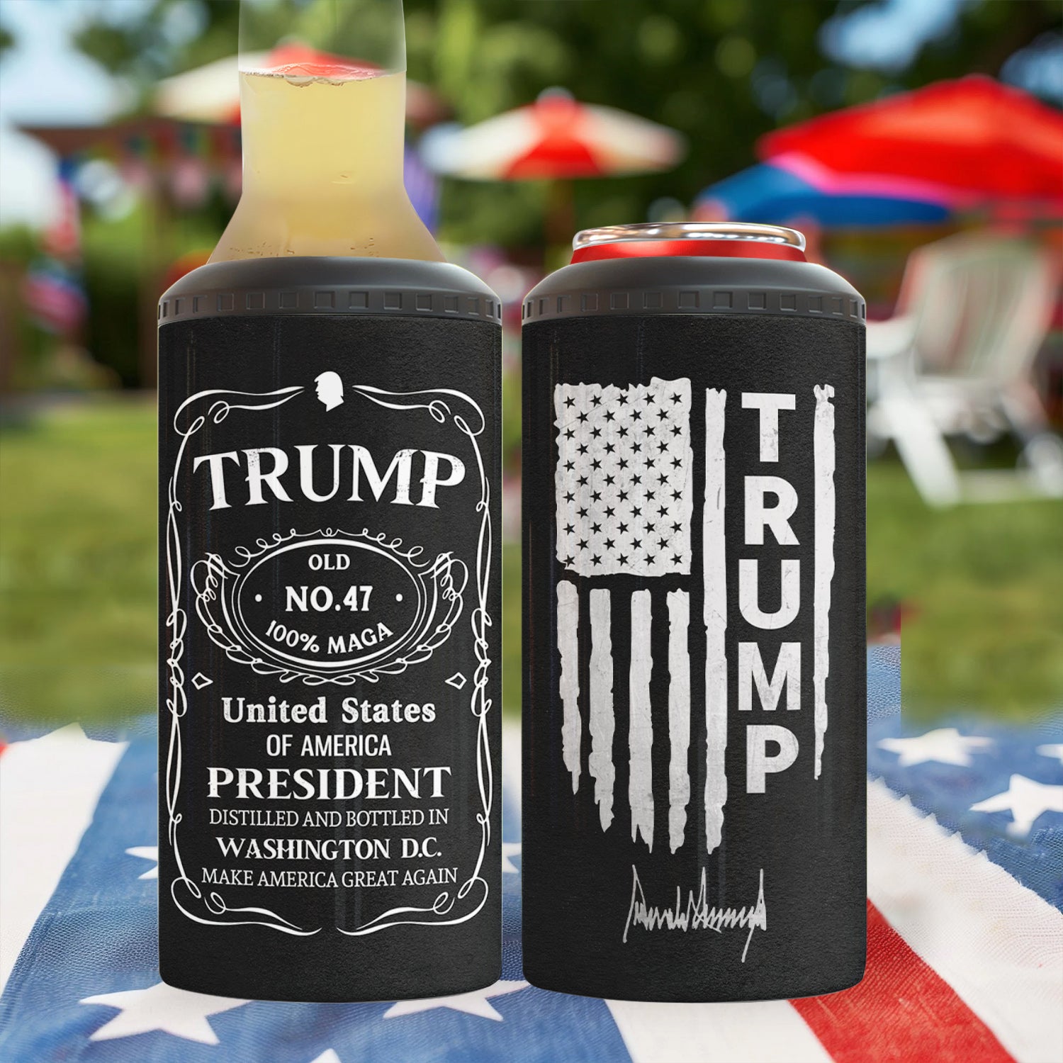 President Trump Maga Whiskey Can Cooler - GB-CCL02