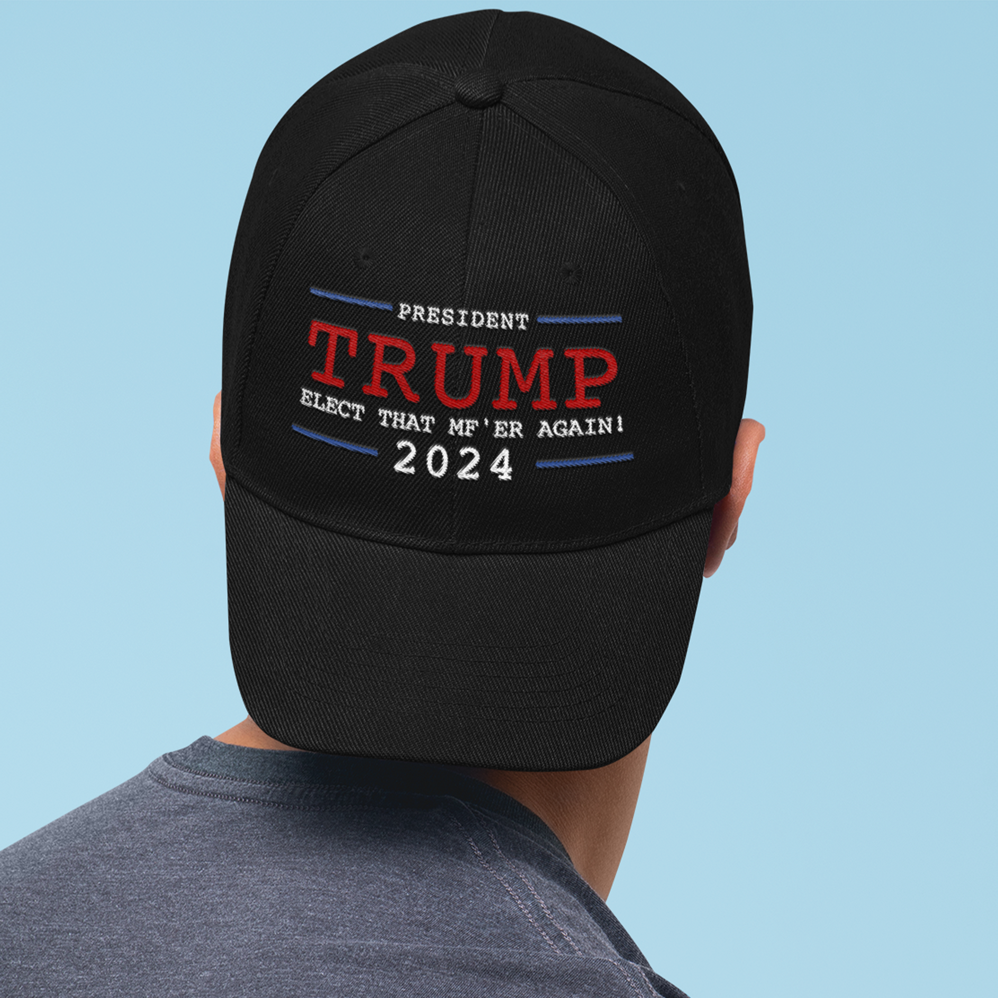 Trump Elect That Mf'er Again Embroidered Cap - GB-C02