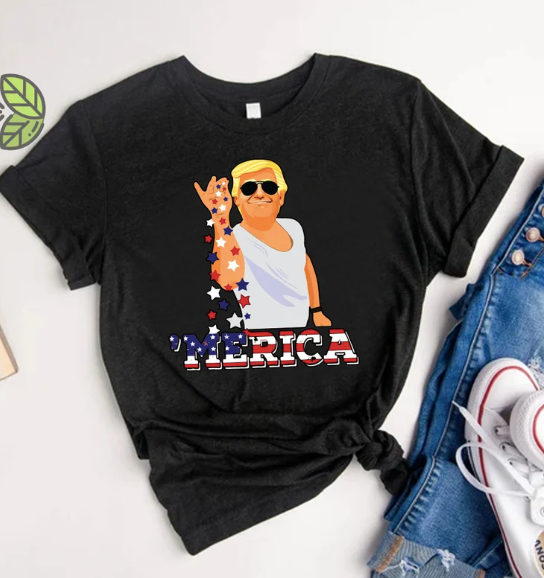 Trump Merica 4th Of July  T-shirt - GB46